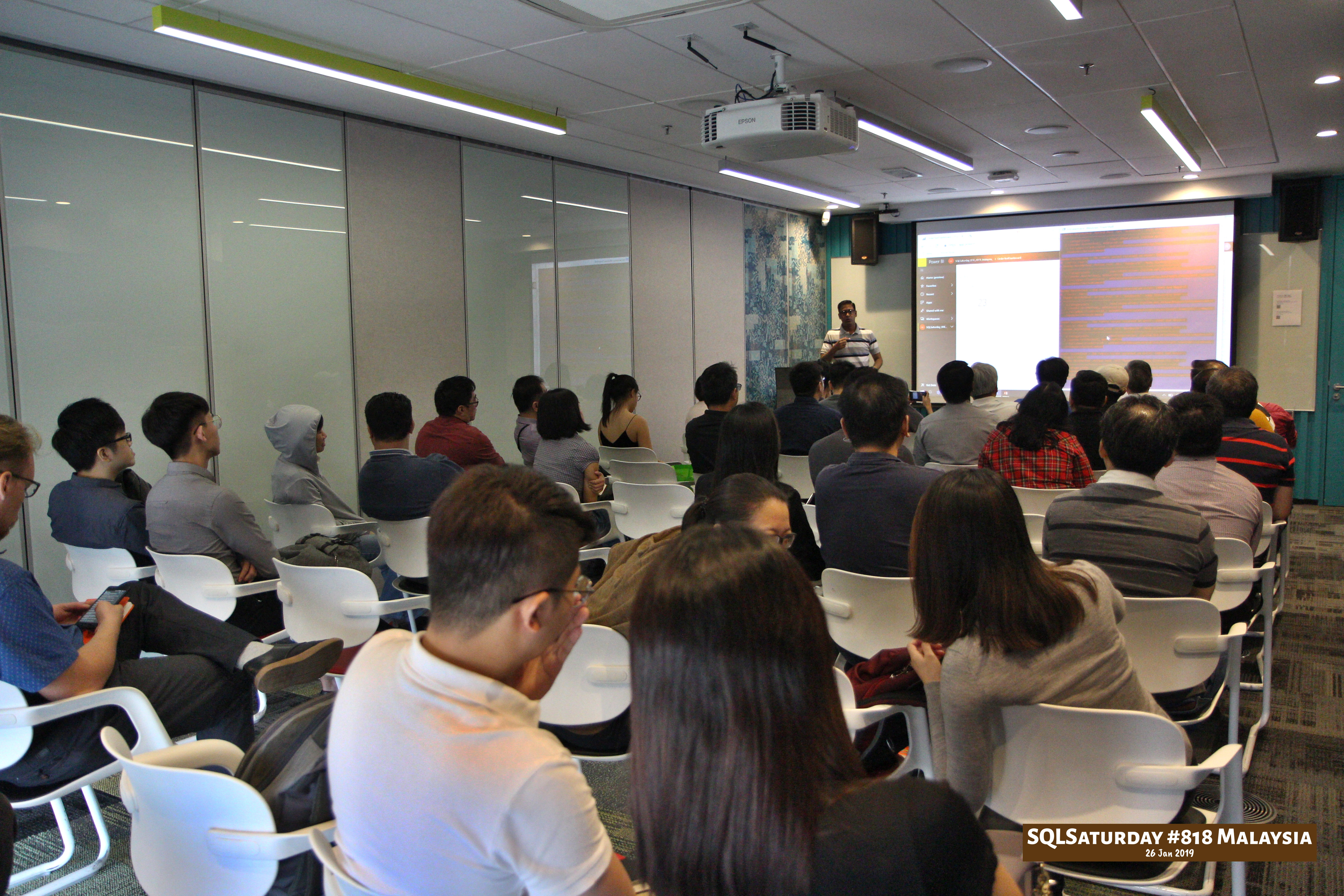 SQLSaturday 818 Malaysia 26 Jan 2019 at Microsoft Malaysia SQLSaturday is a training event for SQL Server professionals and those wanting to learn about SQL Server PC044