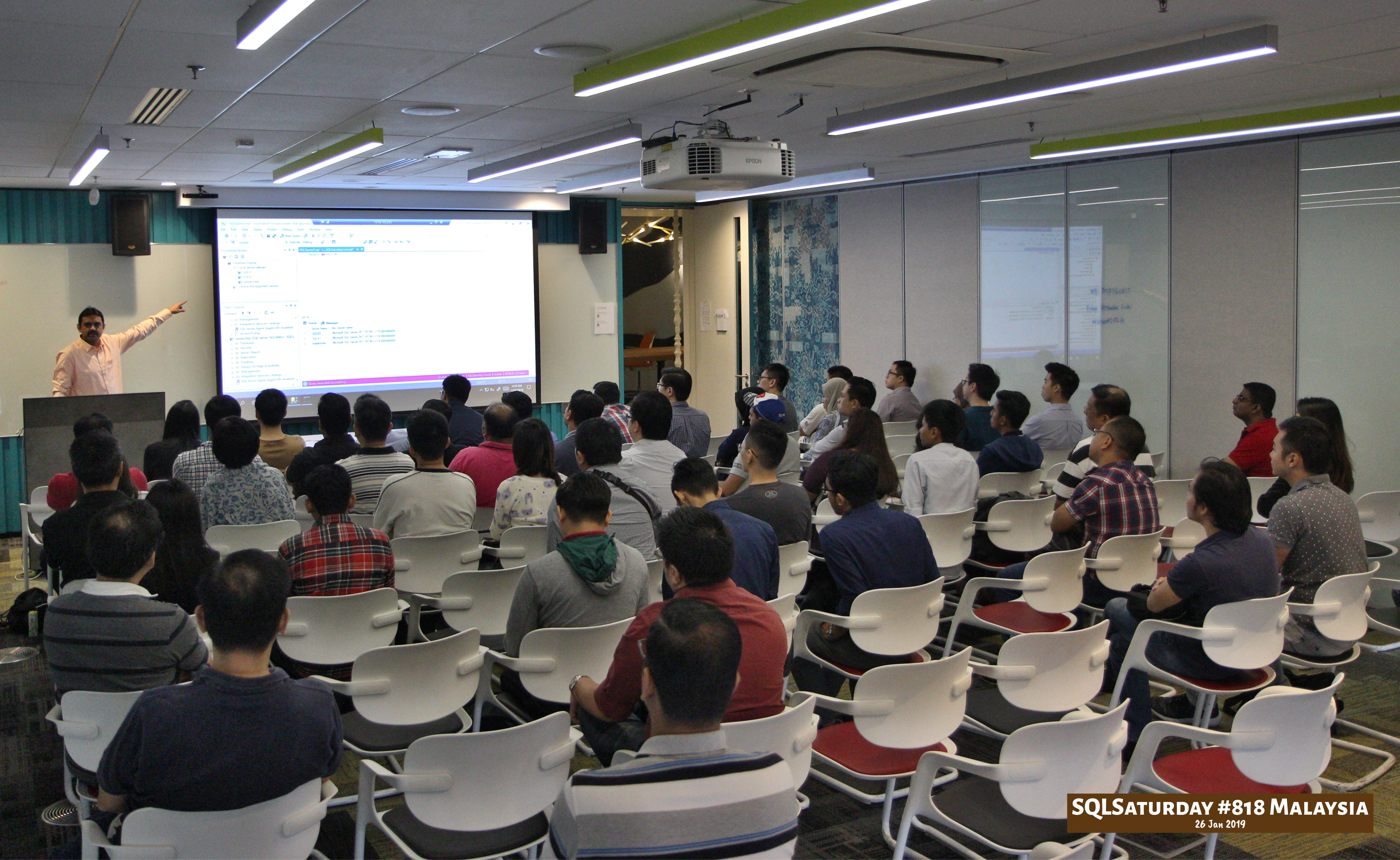 SQLSaturday 818 Malaysia 26 Jan 2019 at Microsoft Malaysia SQLSaturday is a training event for SQL Server professionals and those wanting to learn about SQL Server PC065