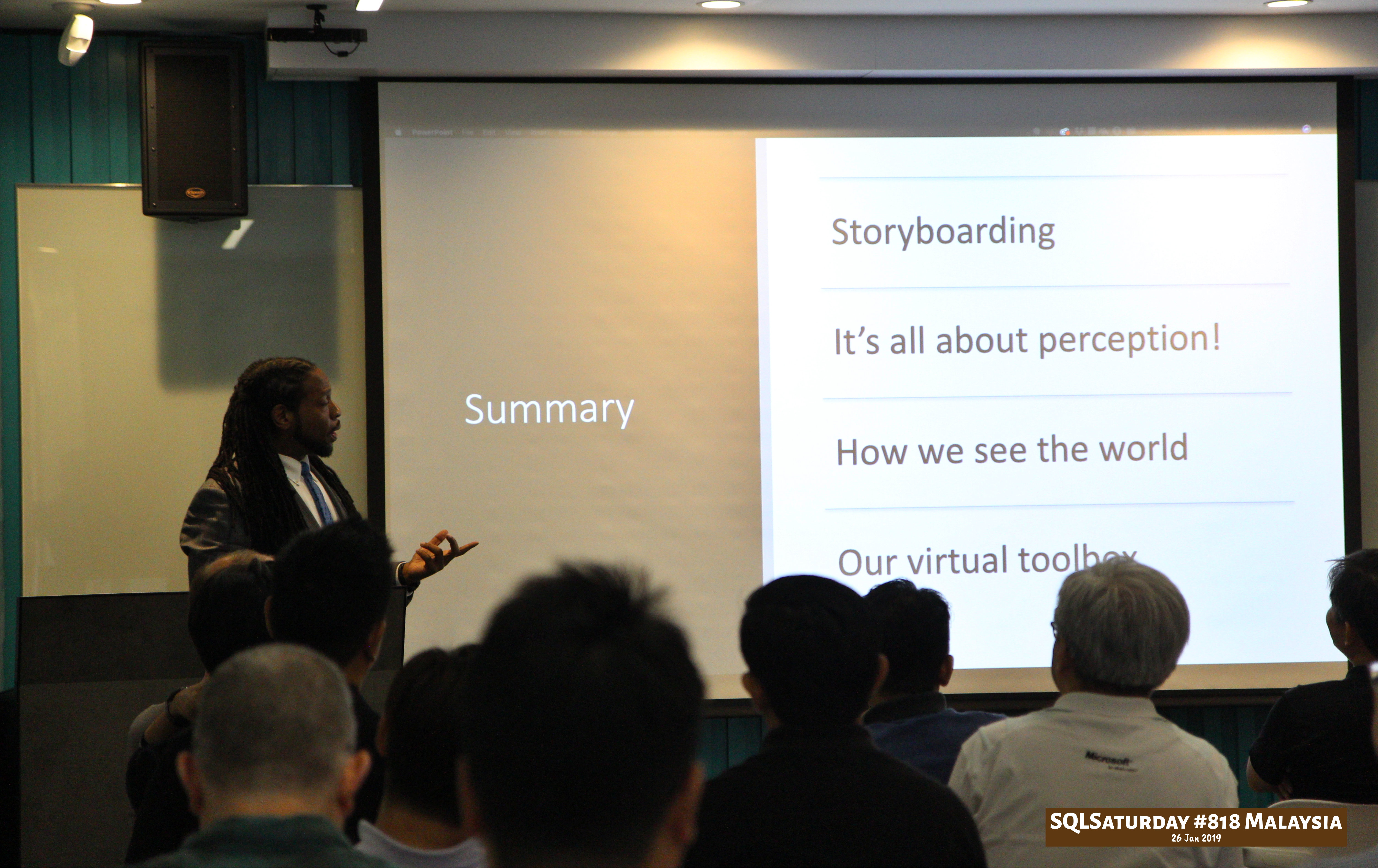 SQLSaturday 818 Malaysia 26 Jan 2019 at Microsoft Malaysia SQLSaturday is a training event for SQL Server professionals and those wanting to learn about SQL Server PC089