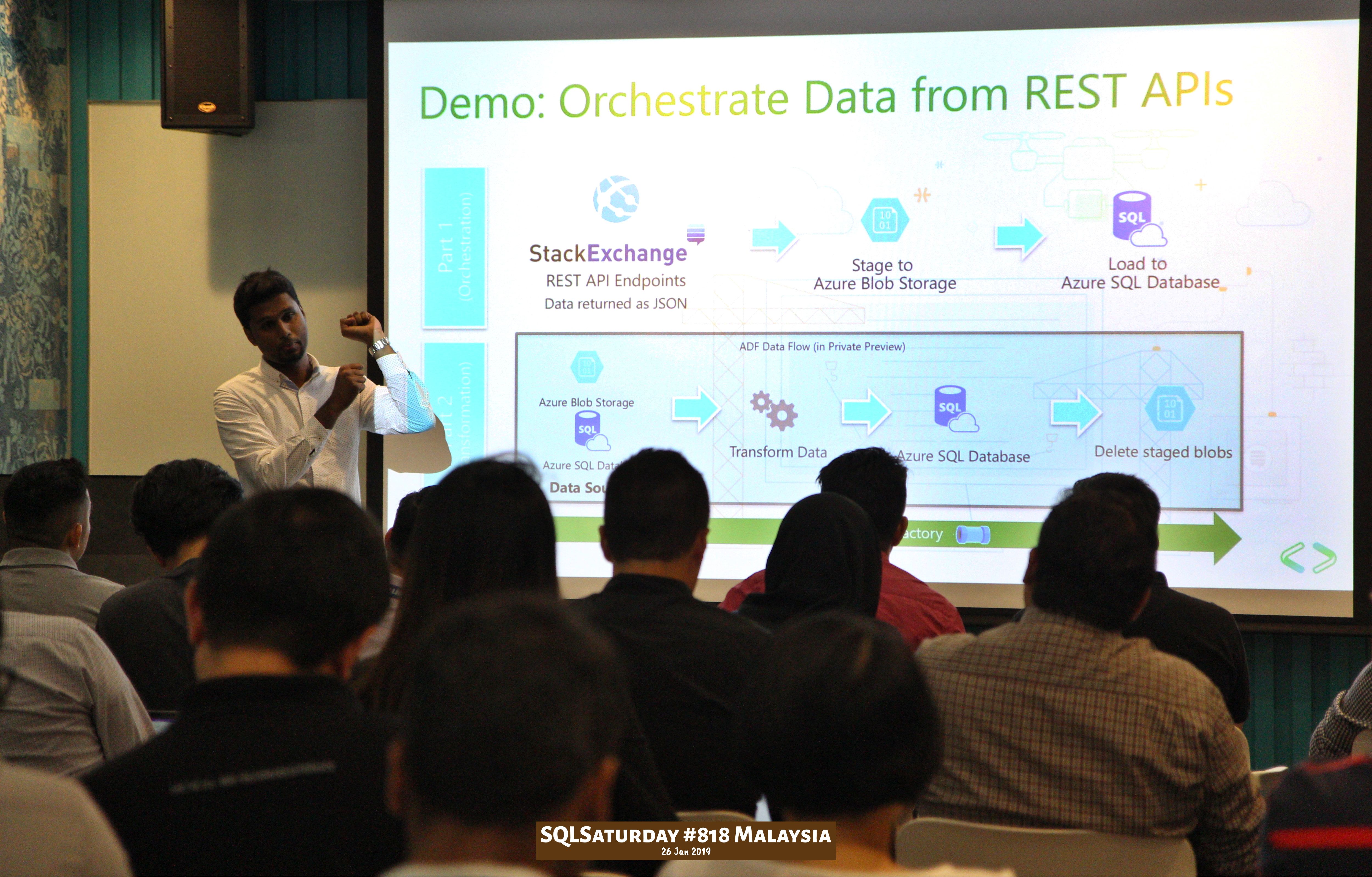 SQLSaturday 818 Malaysia 26 Jan 2019 at Microsoft Malaysia SQLSaturday is a training event for SQL Server professionals and those wanting to learn about SQL Server PC094