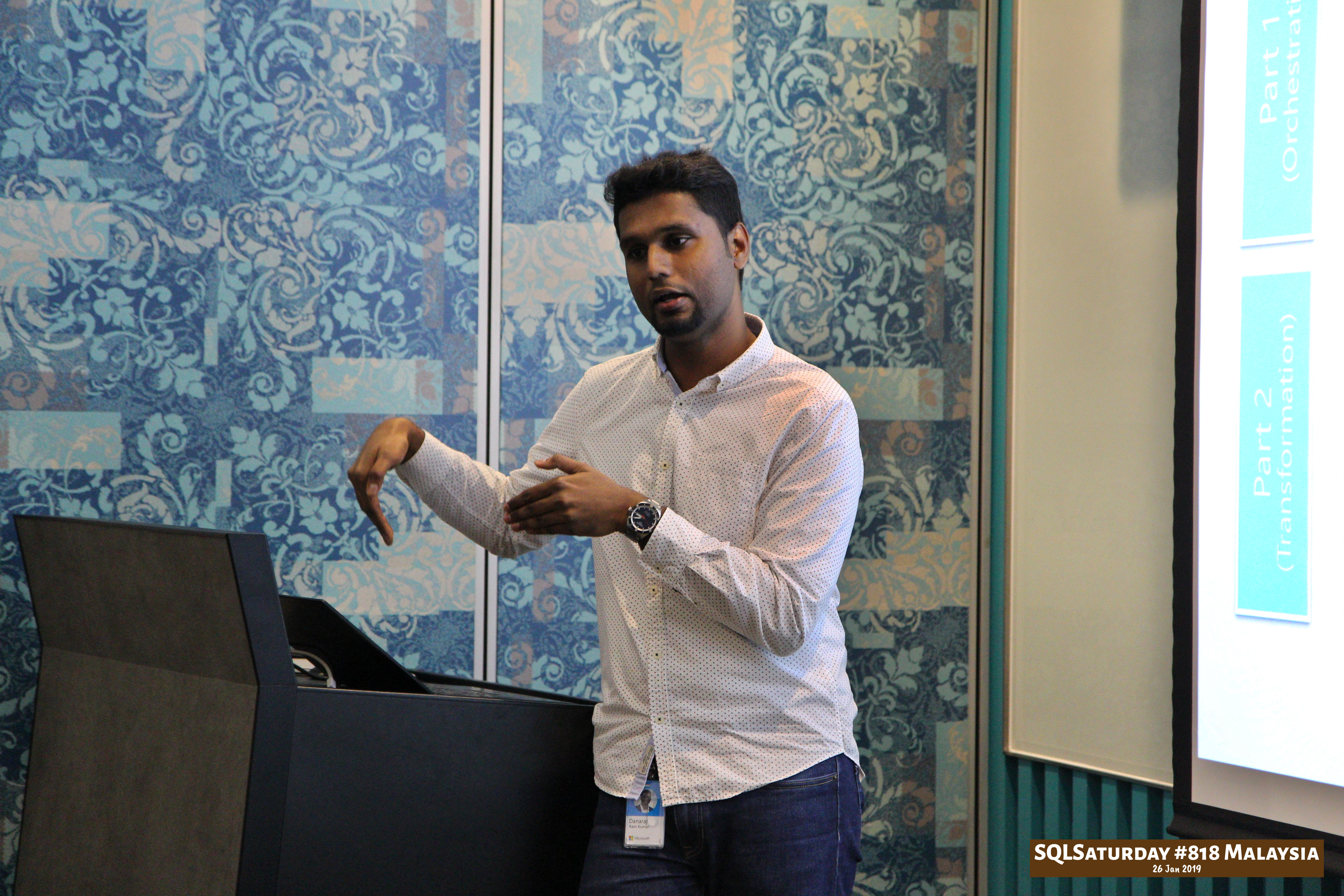 SQLSaturday 818 Malaysia 26 Jan 2019 at Microsoft Malaysia SQLSaturday is a training event for SQL Server professionals and those wanting to learn about SQL Server PC096