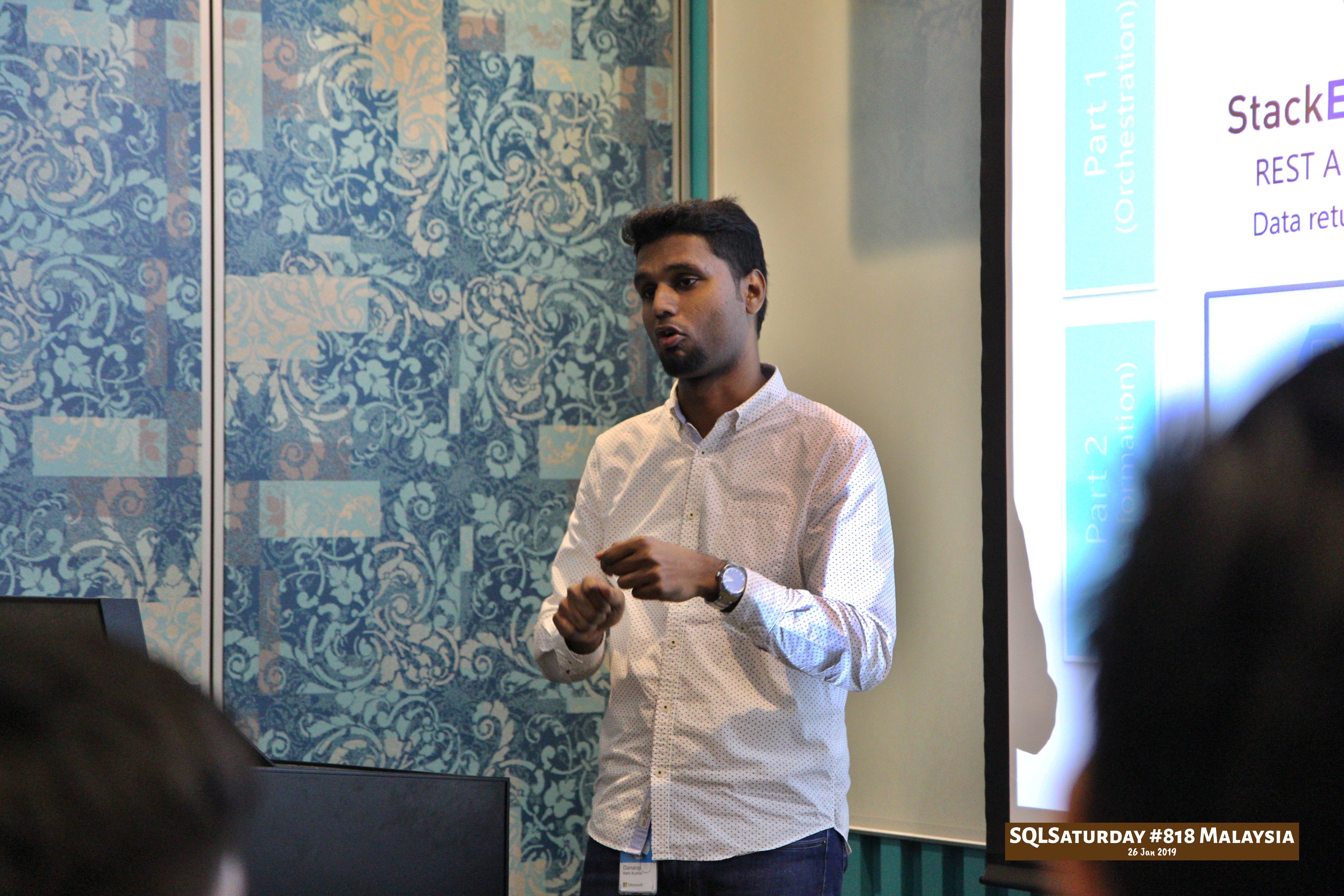 SQLSaturday 818 Malaysia 26 Jan 2019 at Microsoft Malaysia SQLSaturday is a training event for SQL Server professionals and those wanting to learn about SQL Server PC098
