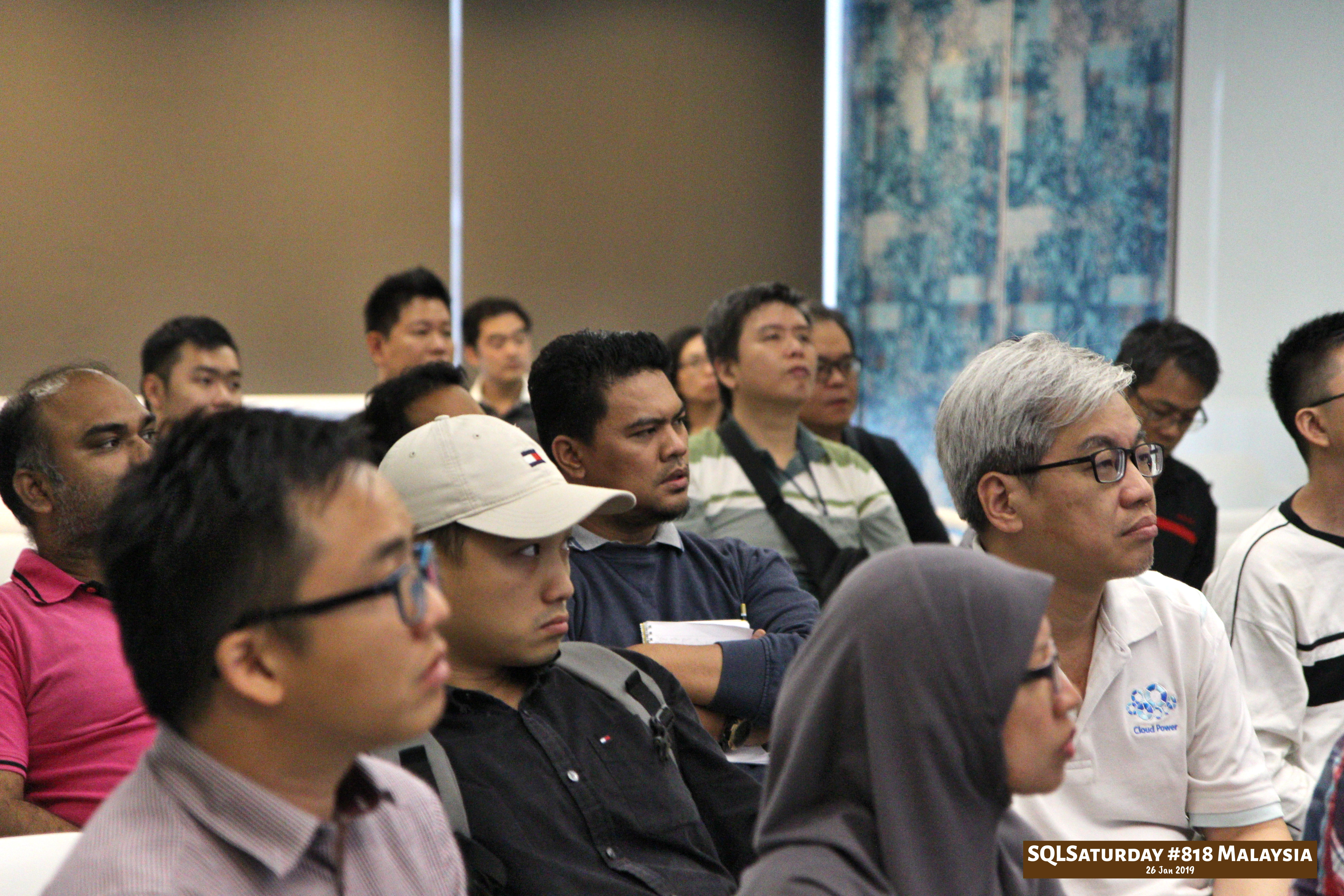 SQLSaturday 818 Malaysia 26 Jan 2019 at Microsoft Malaysia SQLSaturday is a training event for SQL Server professionals and those wanting to learn about SQL Server PC105