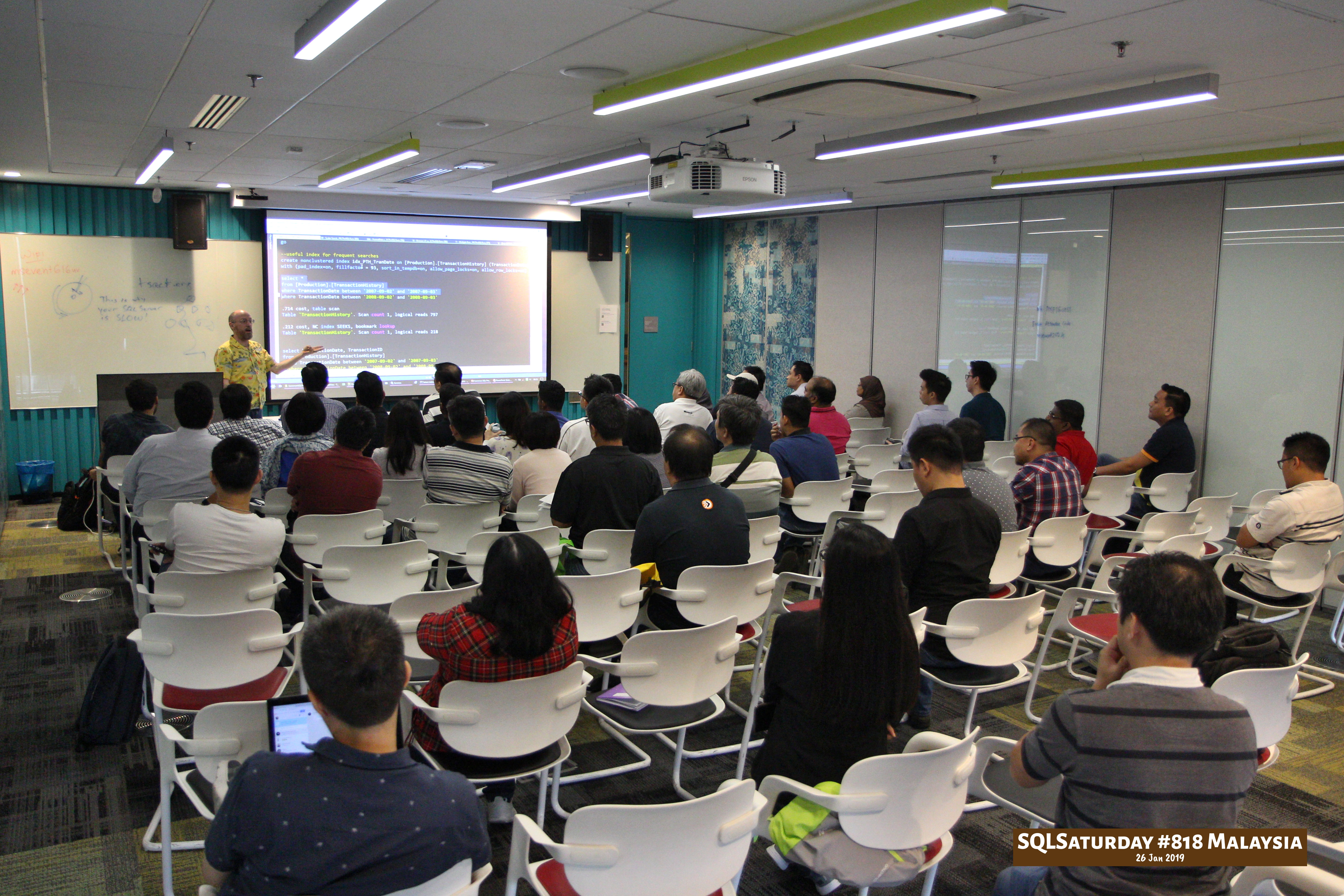 SQLSaturday 818 Malaysia 26 Jan 2019 at Microsoft Malaysia SQLSaturday is a training event for SQL Server professionals and those wanting to learn about SQL Server PC111