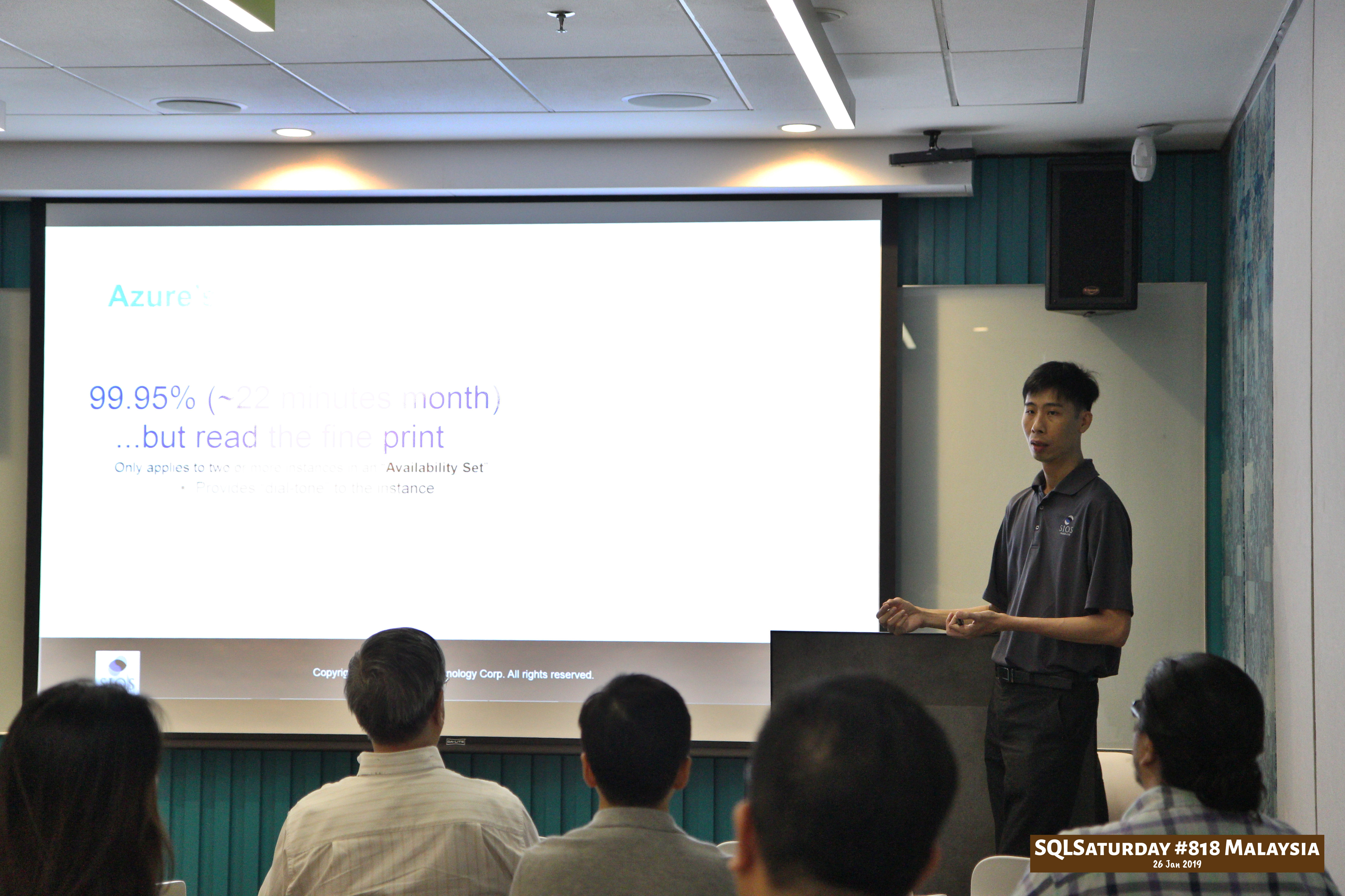 SQLSaturday 818 Malaysia 26 Jan 2019 at Microsoft Malaysia SQLSaturday is a training event for SQL Server professionals and those wanting to learn about SQL Server PC157