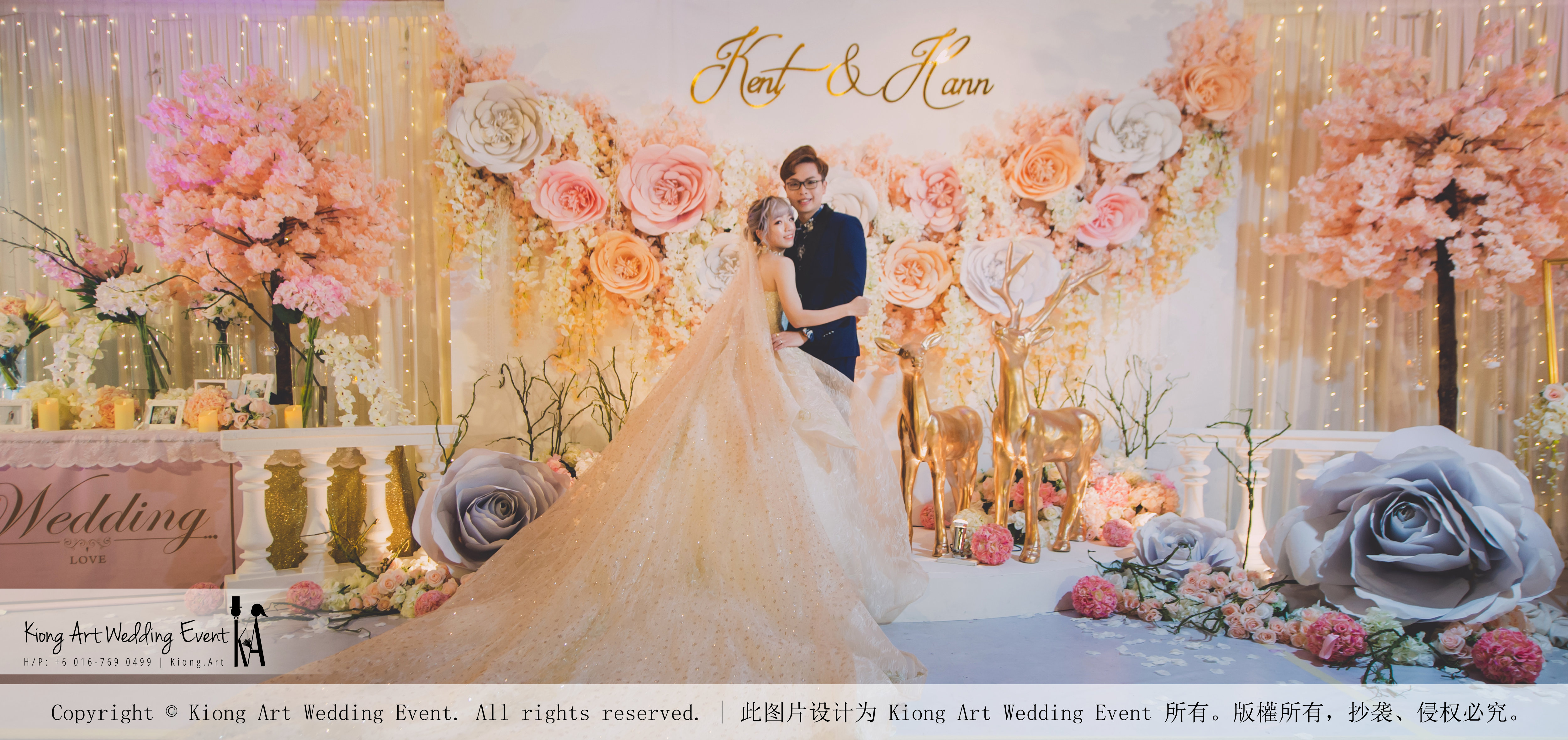 Malaysia Kuala Lumpur Wedding Event Kiong Art Wedding Deco Decoration One-stop Wedding Planning of Kent and Hann Wedding at Huang Cheng Banquet Muar A10-A01-12