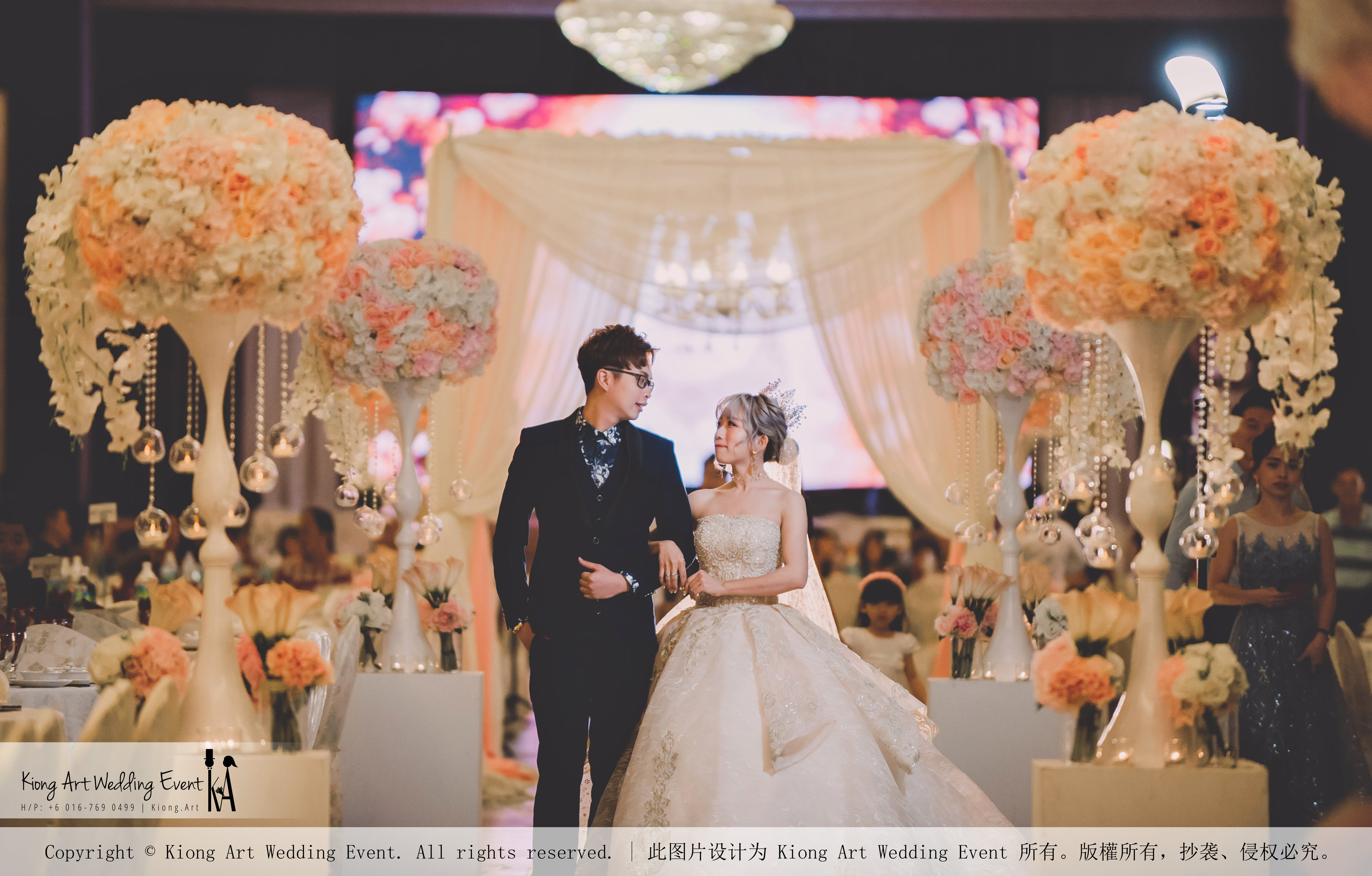 Malaysia Kuala Lumpur Wedding Event Kiong Art Wedding Deco Decoration One-stop Wedding Planning of Kent and Hann Wedding at Huang Cheng Banquet Muar A10-A01-26