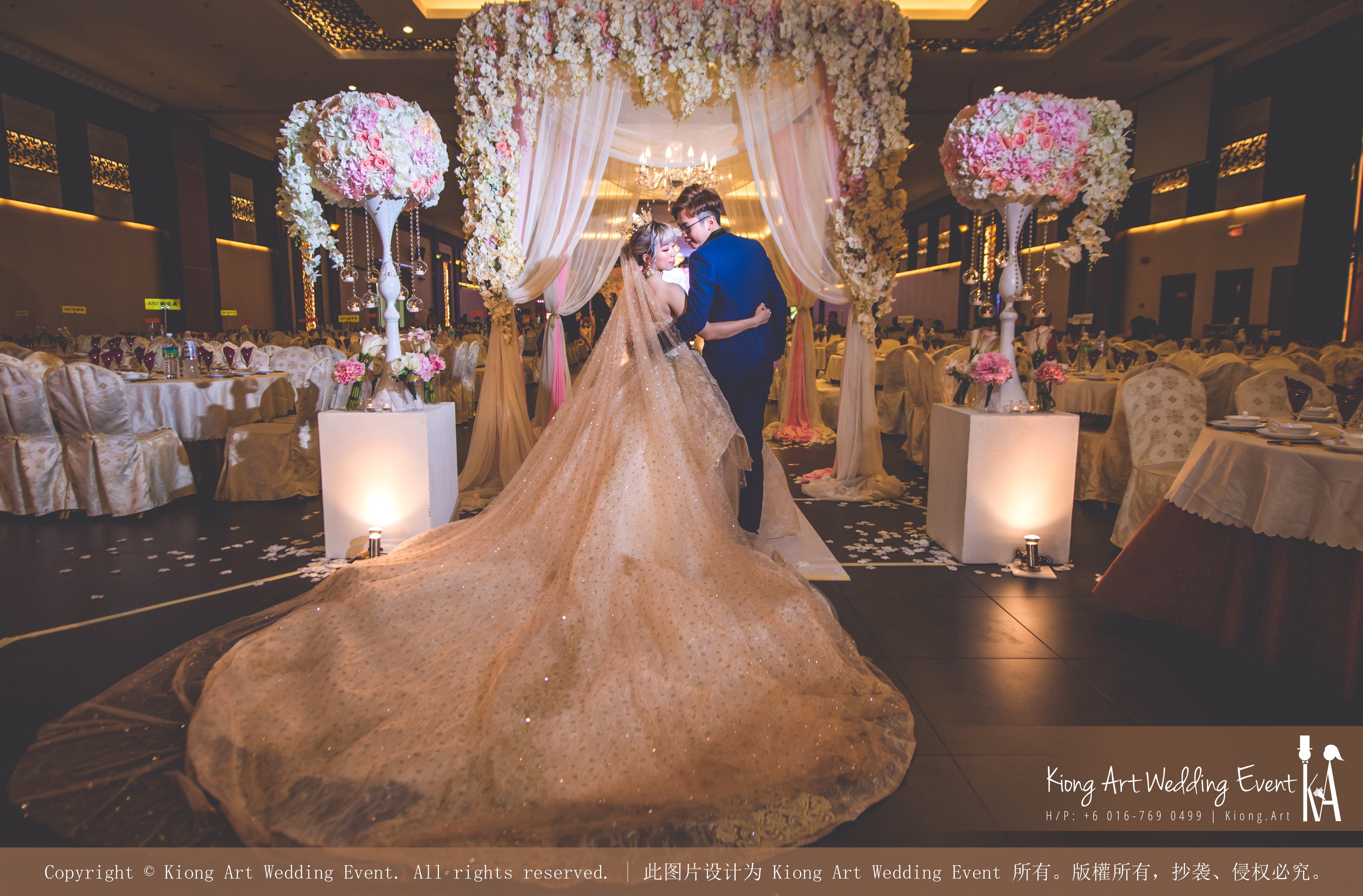 Malaysia Kuala Lumpur Wedding Event Kiong Art Wedding Deco Decoration One-stop Wedding Planning of Kent and Hann Wedding at Huang Cheng Banquet Muar A10-A01-69