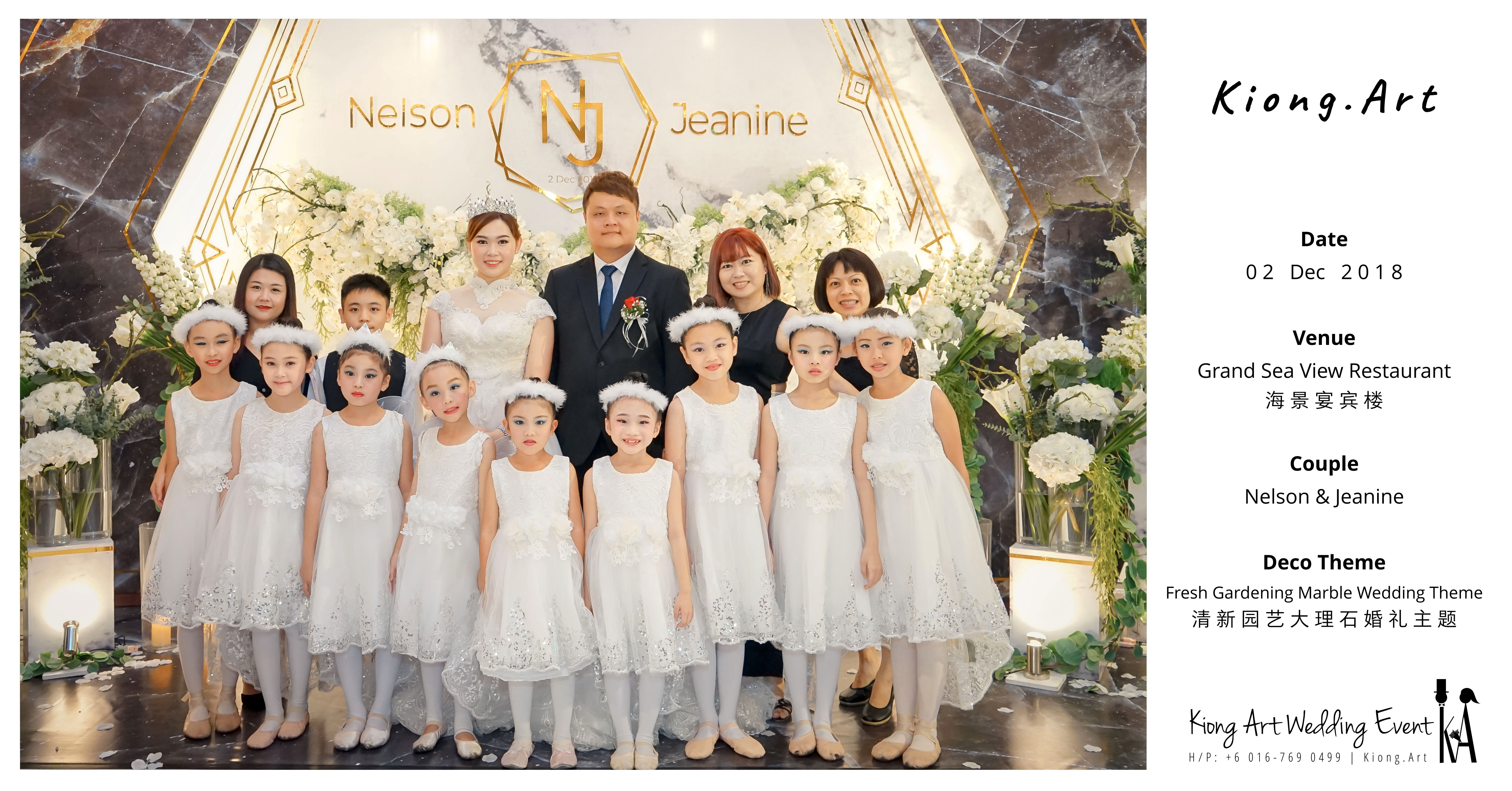 Malaysia Kuala Lumpur Wedding Event Kiong Art Wedding Deco Decoration One-stop Wedding Planning of Nelson and Jeanine Wedding at Grand Sea View Restaurant A11-A00-02