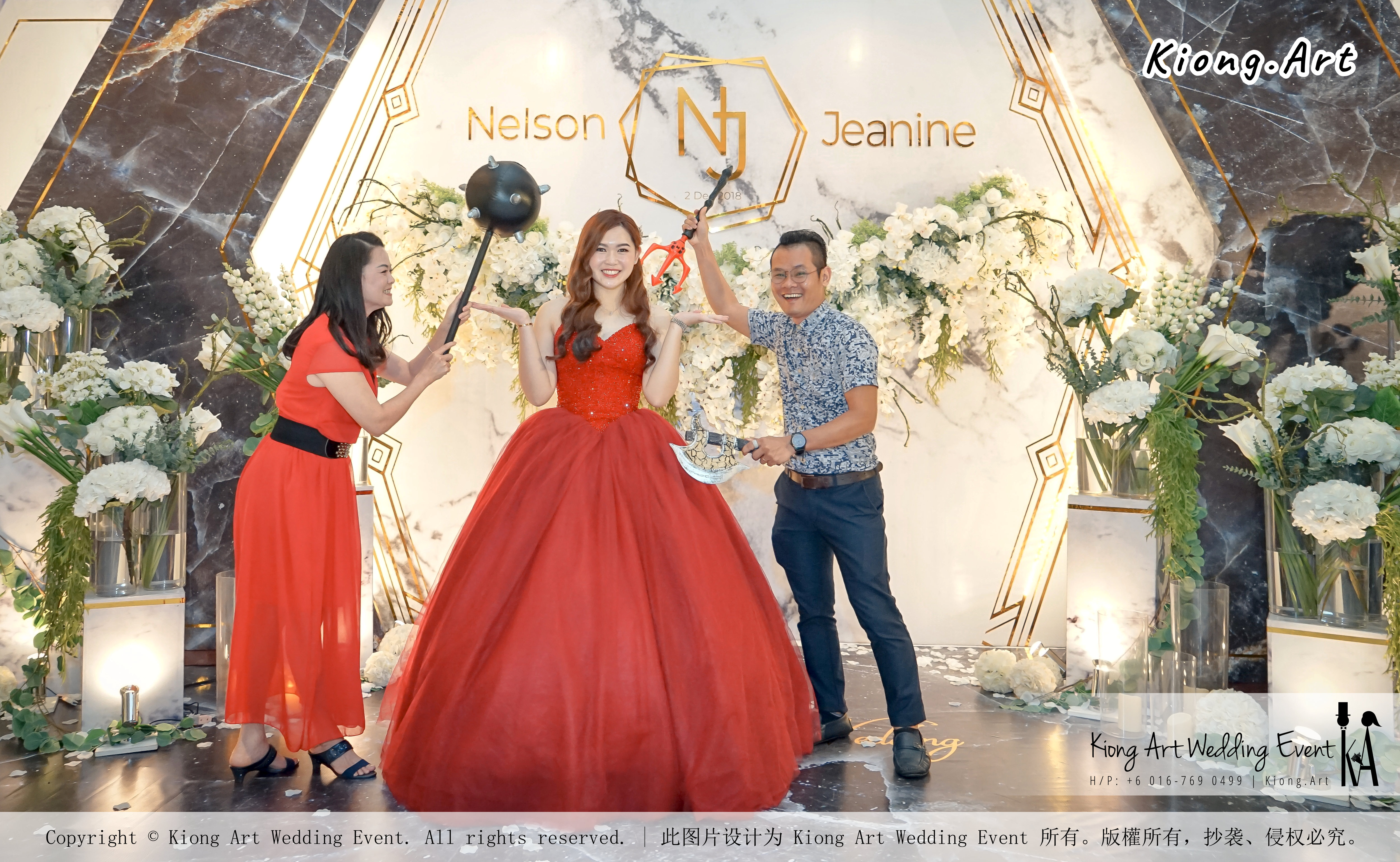Malaysia Kuala Lumpur Wedding Event Kiong Art Wedding Deco Decoration One-stop Wedding Planning of Nelson and Jeanine Wedding at Grand Sea View Restaurant A11-A05-01