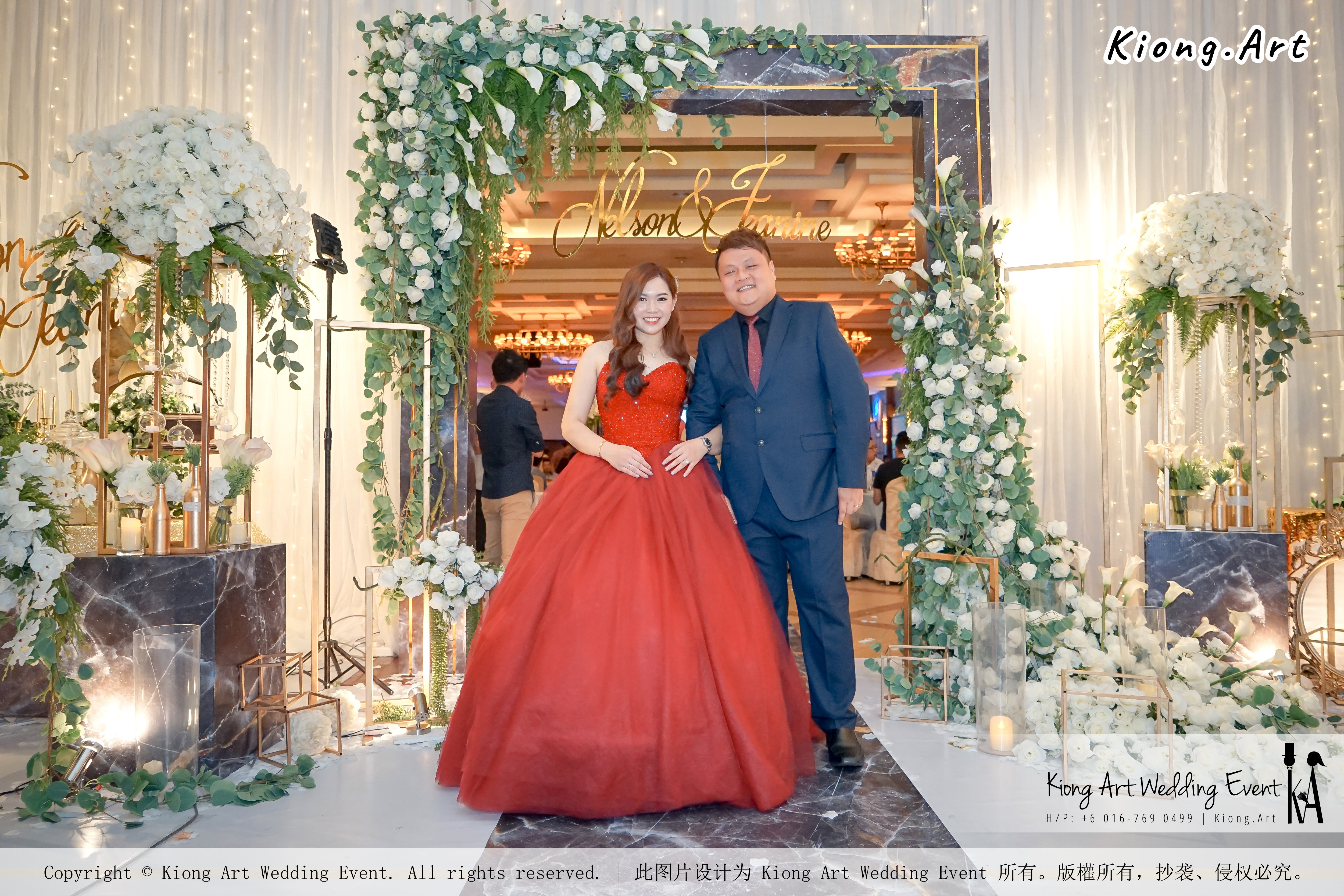 Malaysia Kuala Lumpur Wedding Event Kiong Art Wedding Deco Decoration One-stop Wedding Planning of Nelson and Jeanine Wedding at Grand Sea View Restaurant A11-A05-03