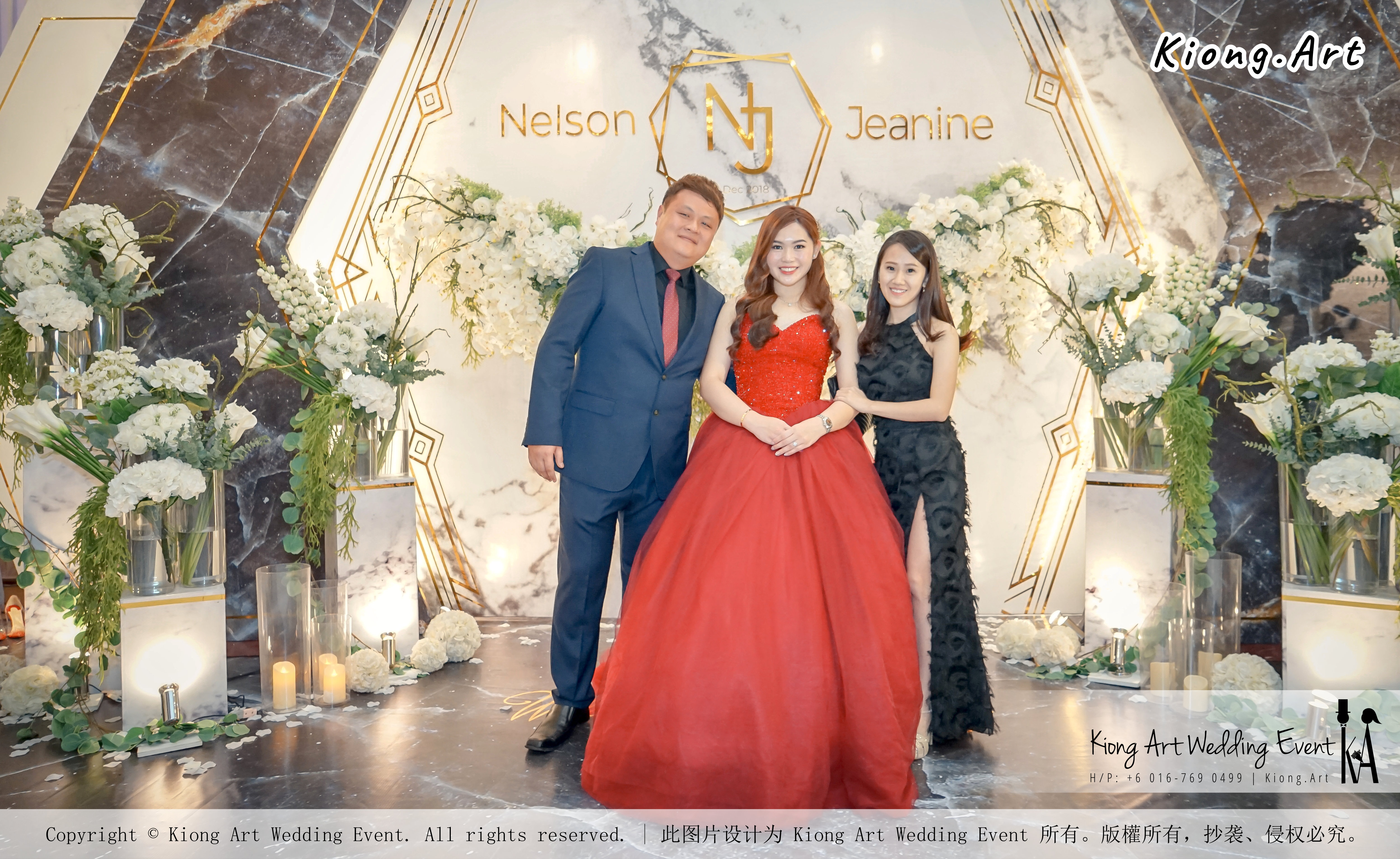Malaysia Kuala Lumpur Wedding Event Kiong Art Wedding Deco Decoration One-stop Wedding Planning of Nelson and Jeanine Wedding at Grand Sea View Restaurant A11-A05-10
