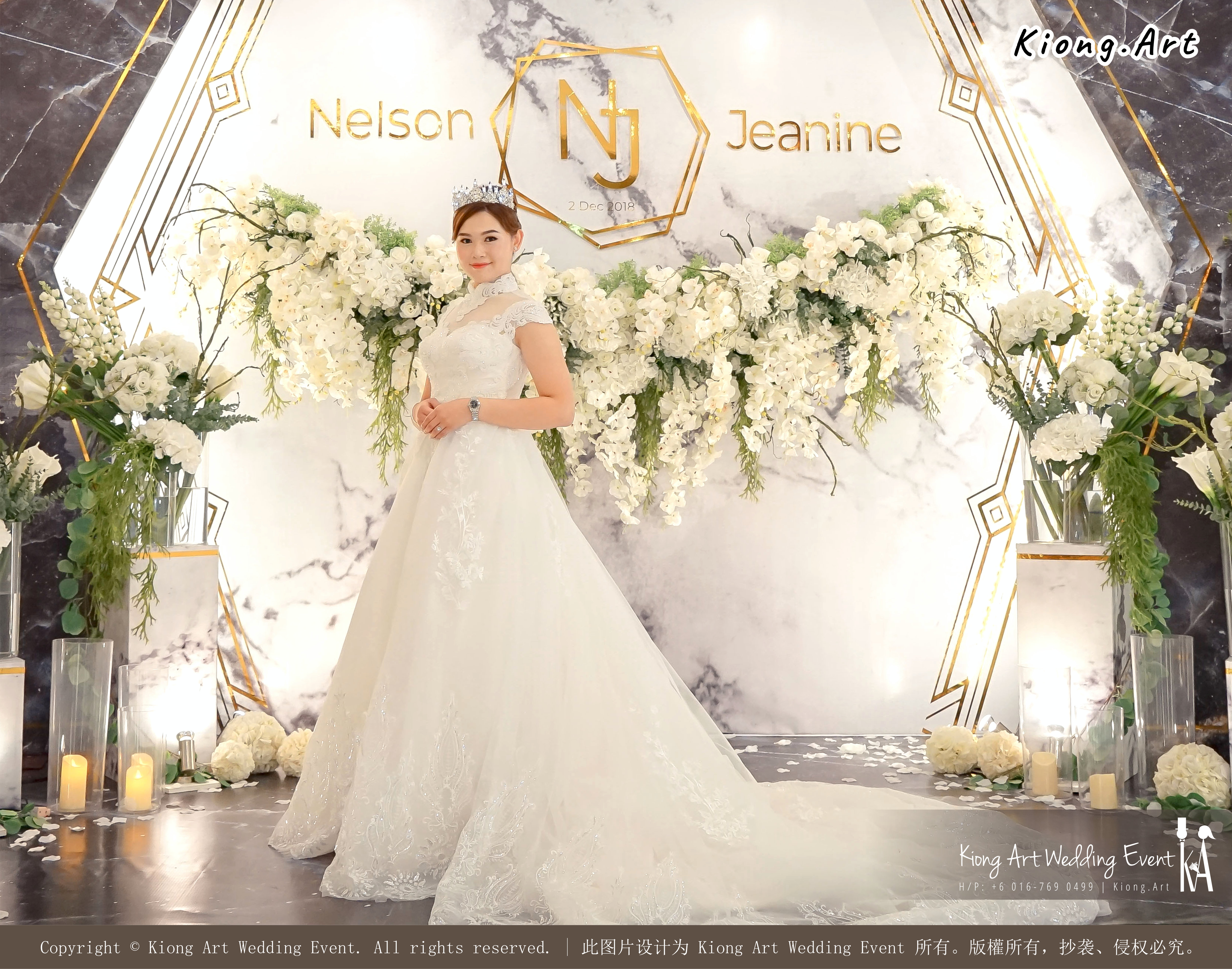 Malaysia Kuala Lumpur Wedding Event Kiong Art Wedding Deco Decoration One-stop Wedding Planning of Nelson and Jeanine Wedding 陈永馨 中国好声音 A11-A01-02