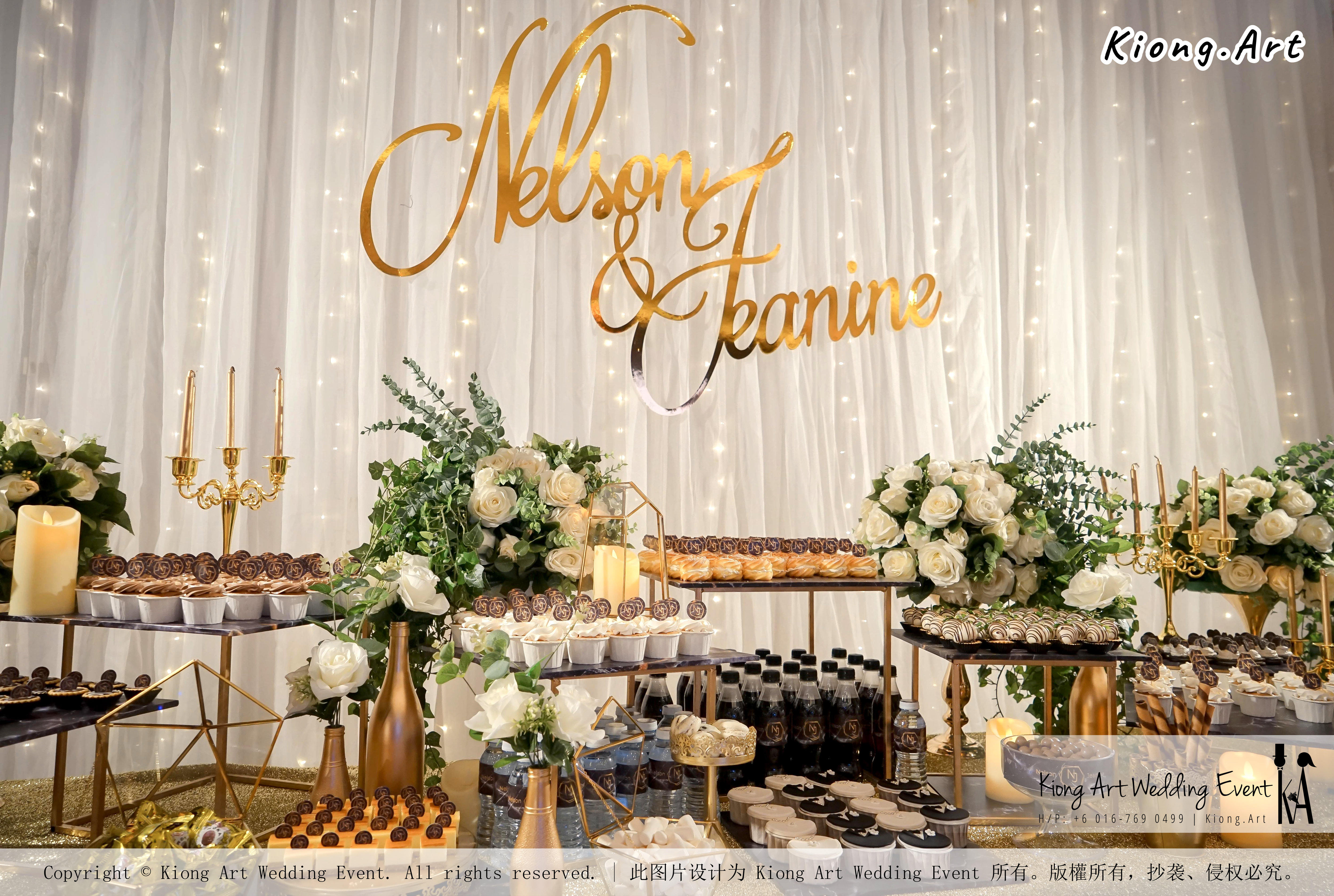 Malaysia Kuala Lumpur Wedding Event Kiong Art Wedding Deco Decoration One-stop Wedding Planning of Nelson and Jeanine Wedding 陈永馨 中国好声音 A11-A01-18