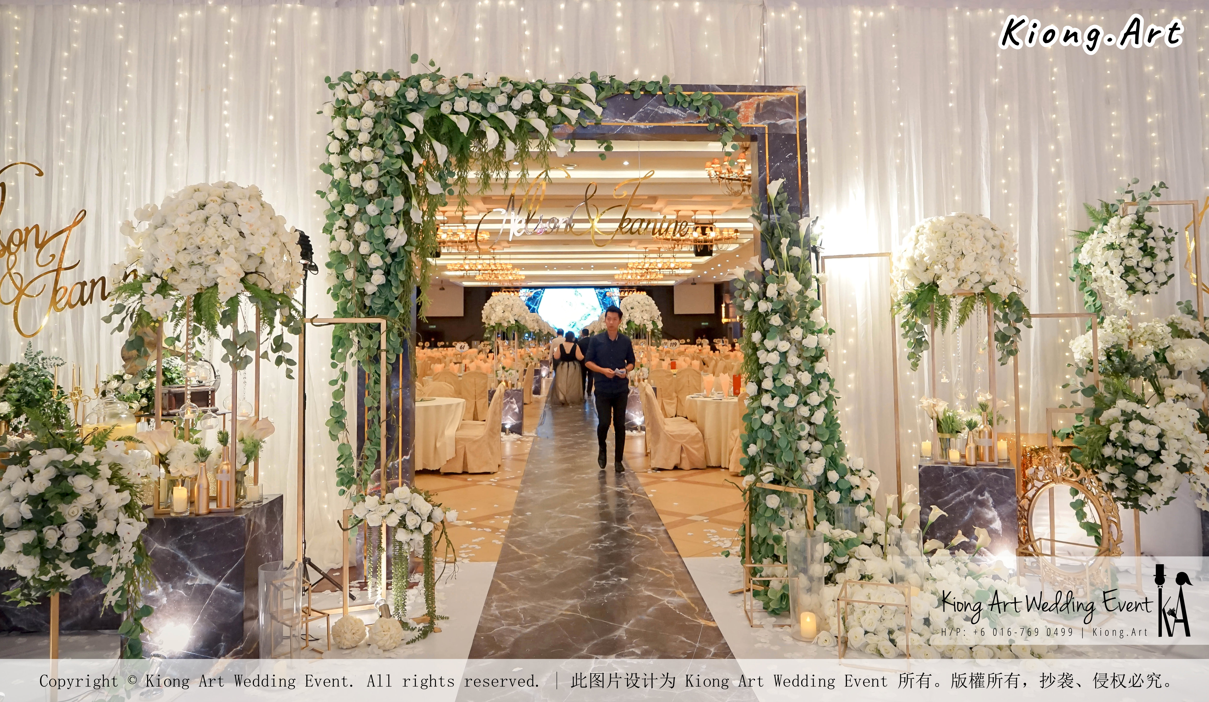 Malaysia Kuala Lumpur Wedding Event Kiong Art Wedding Deco Decoration One-stop Wedding Planning of Nelson and Jeanine Wedding 陈永馨 中国好声音 A11-A01-24