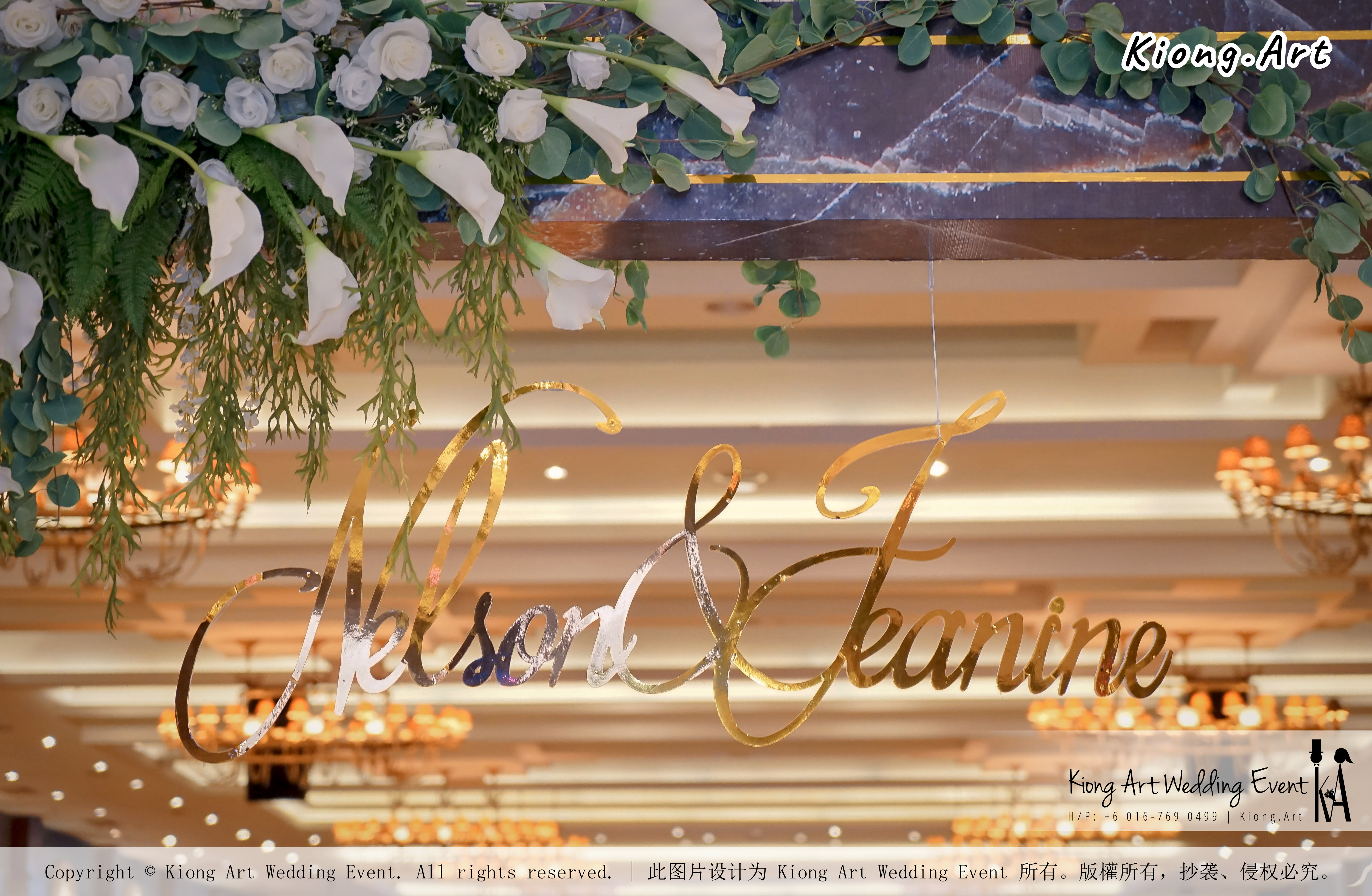 Malaysia Kuala Lumpur Wedding Event Kiong Art Wedding Deco Decoration One-stop Wedding Planning of Nelson and Jeanine Wedding 陈永馨 中国好声音 A11-A02-02