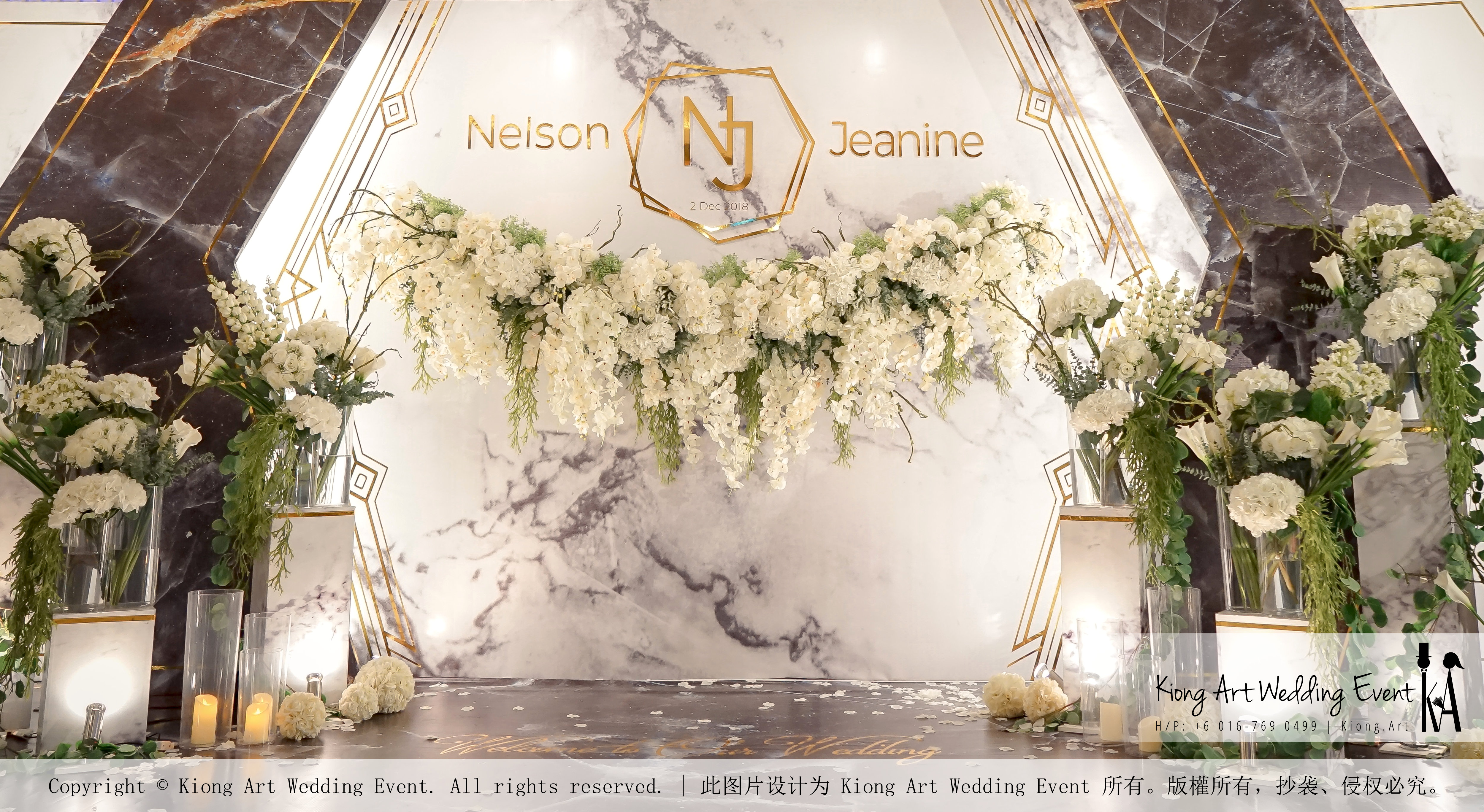 Malaysia Kuala Lumpur Wedding Event Kiong Art Wedding Deco Decoration One-stop Wedding Planning of Nelson and Jeanine Wedding 陈永馨 中国好声音 A11-A04-01