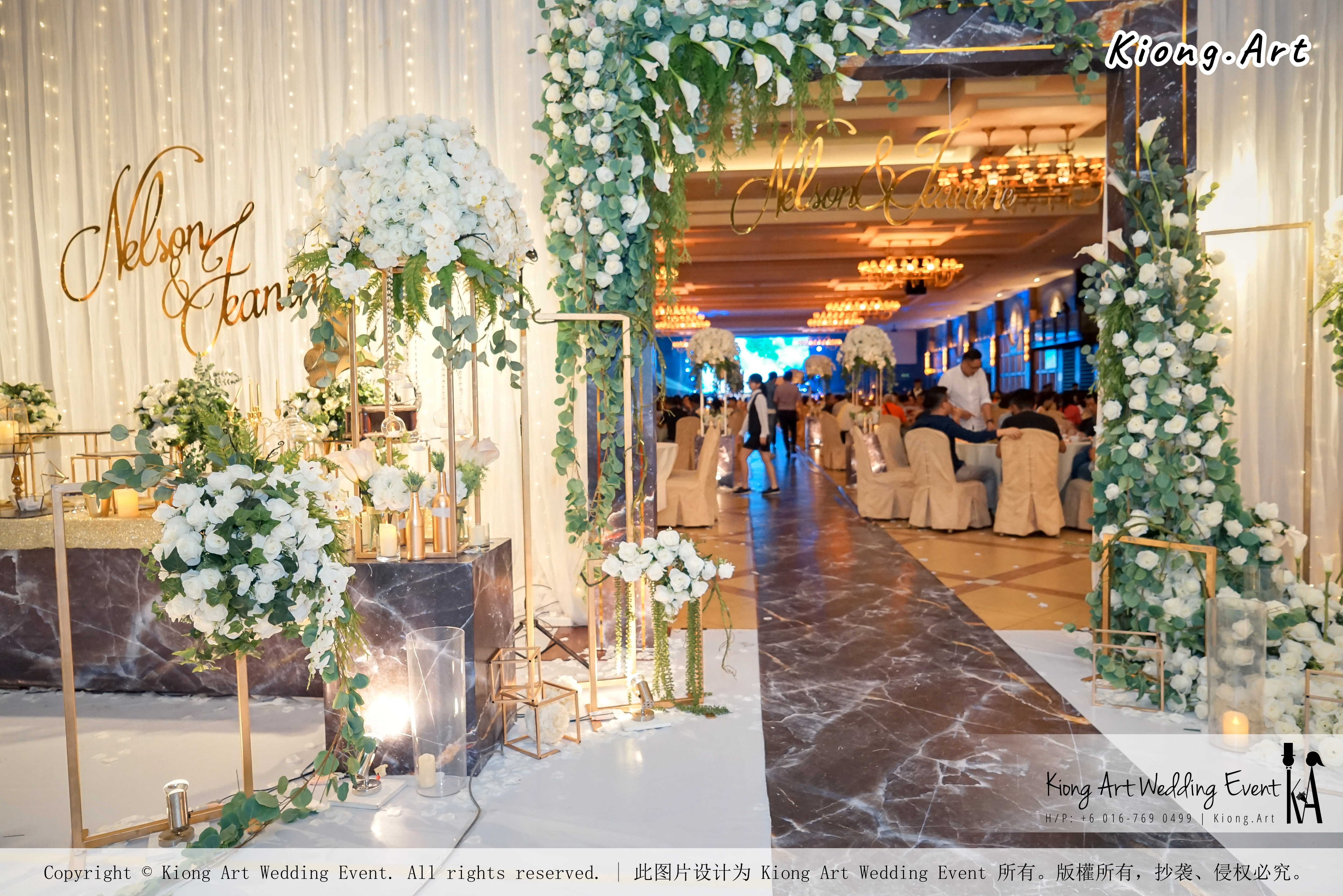 Malaysia Kuala Lumpur Wedding Event Kiong Art Wedding Deco Decoration One-stop Wedding Planning of Nelson and Jeanine Wedding 陈永馨 中国好声音 A11-A04-02