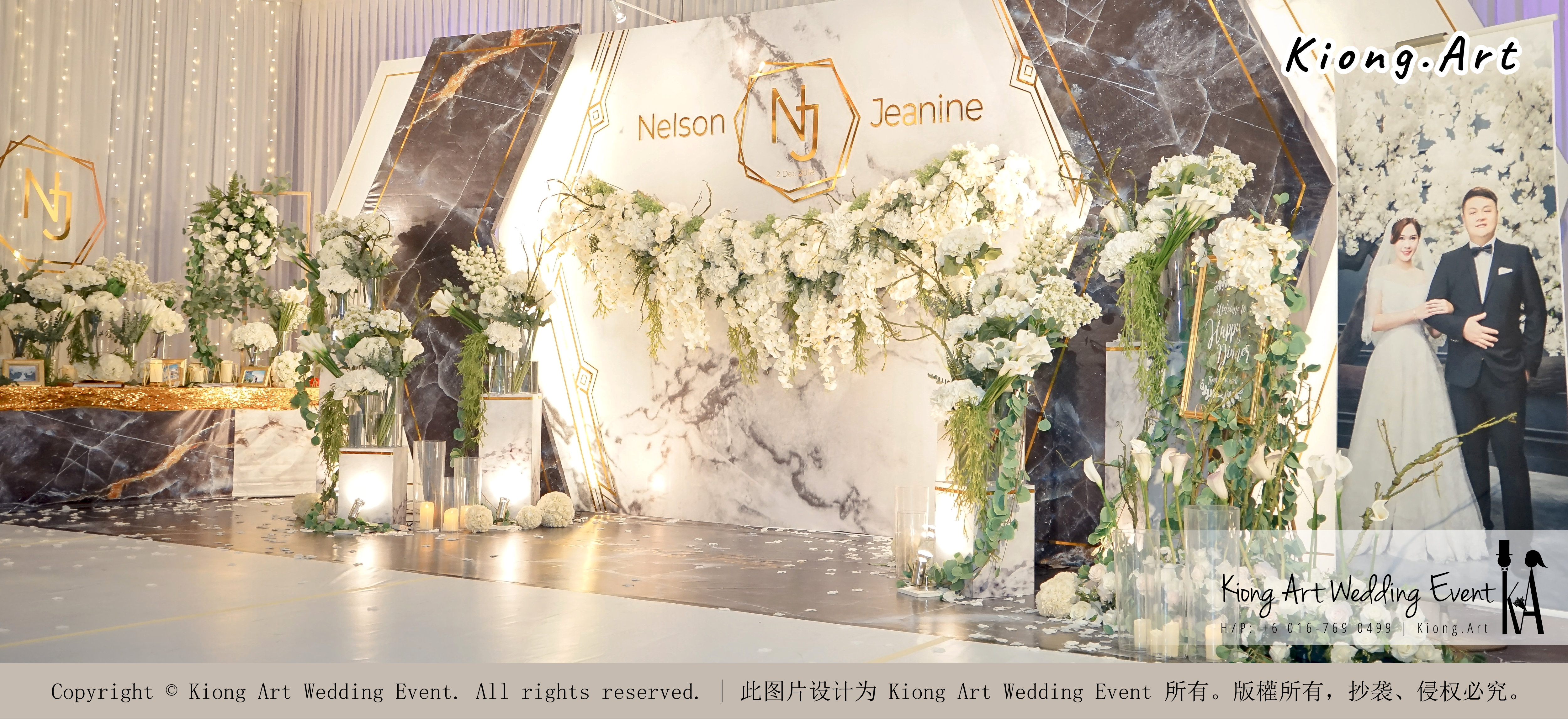 Malaysia Kuala Lumpur Wedding Event Kiong Art Wedding Deco Decoration One-stop Wedding Planning of Nelson and Jeanine Wedding 陈永馨 中国好声音 A11-A04-03