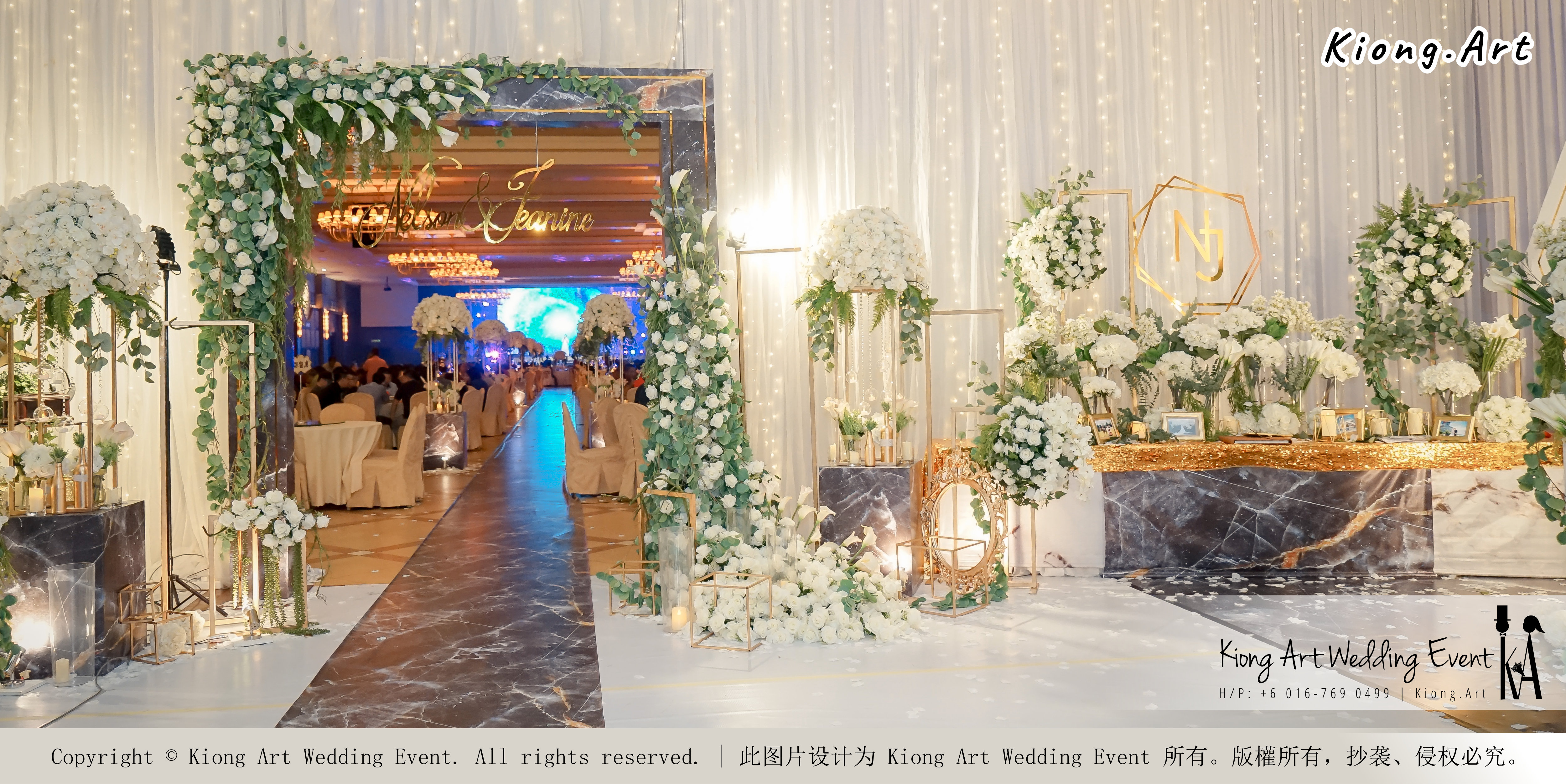Malaysia Kuala Lumpur Wedding Event Kiong Art Wedding Deco Decoration One-stop Wedding Planning of Nelson and Jeanine Wedding 陈永馨 中国好声音 A11-A04-05