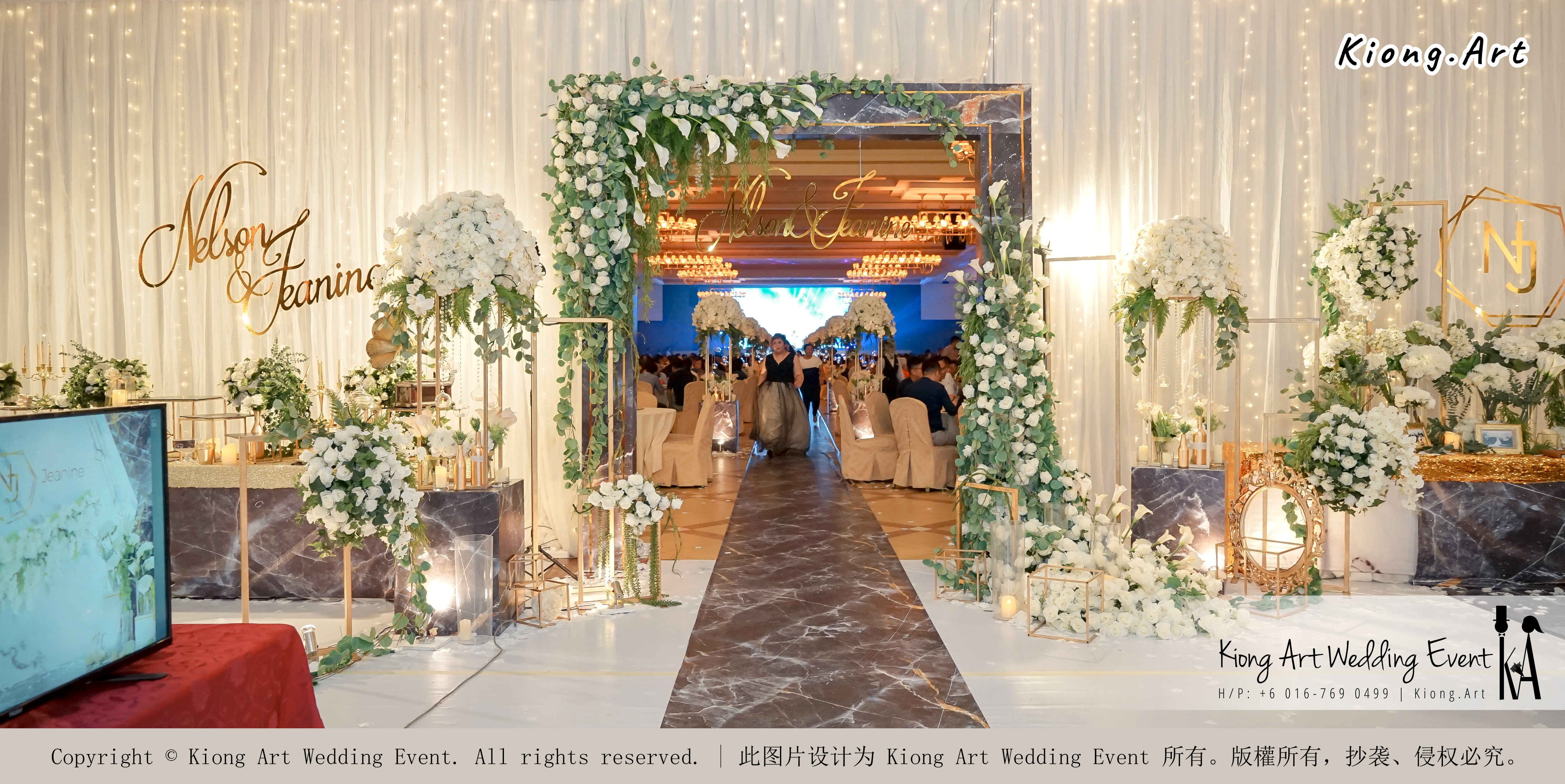 Malaysia Kuala Lumpur Wedding Event Kiong Art Wedding Deco Decoration One-stop Wedding Planning of Nelson and Jeanine Wedding 陈永馨 中国好声音 A11-A04-06