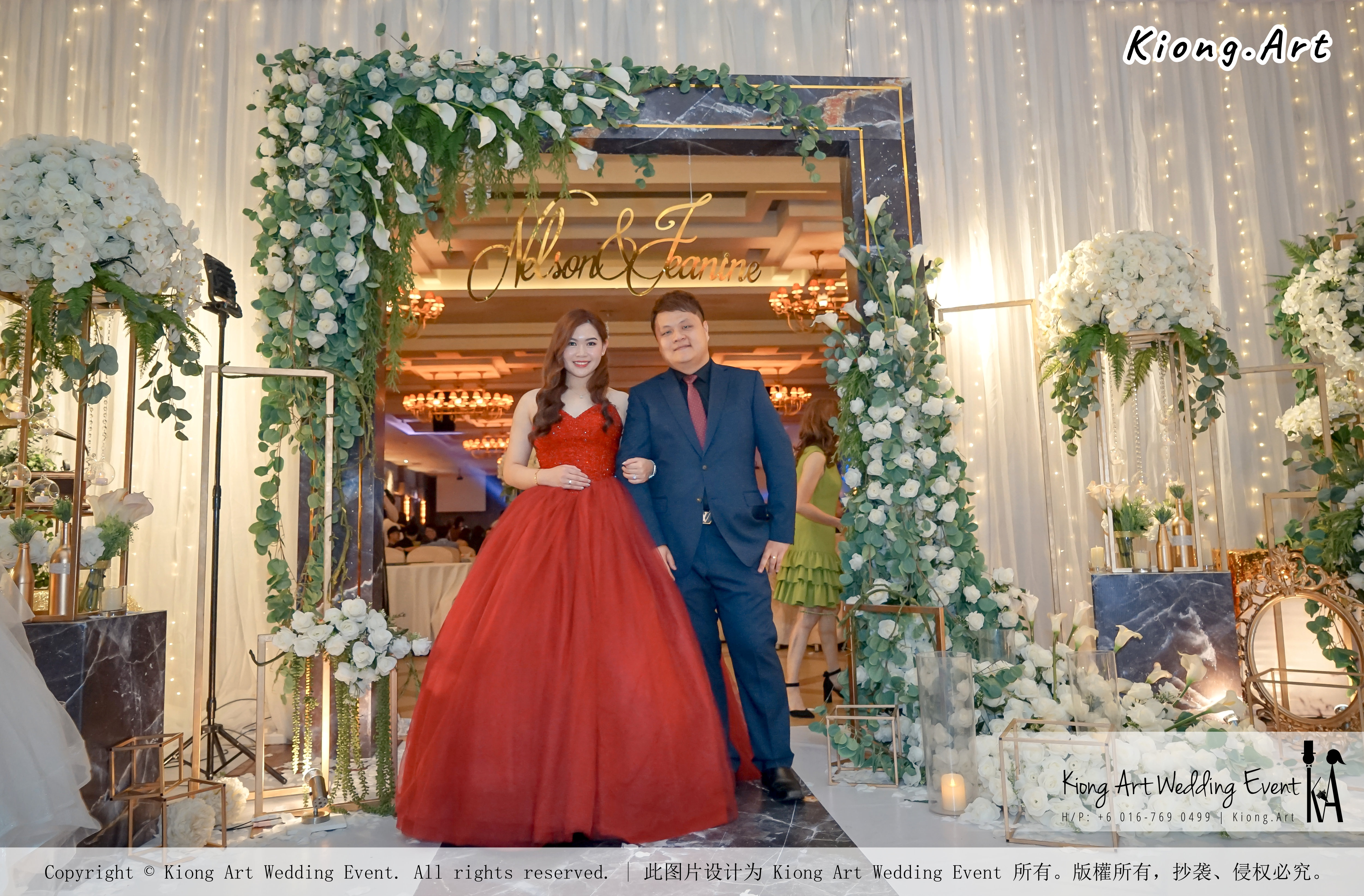 Malaysia Kuala Lumpur Wedding Event Kiong Art Wedding Deco Decoration One-stop Wedding Planning of Nelson and Jeanine Wedding 陈永馨 中国好声音 A11-A04-13