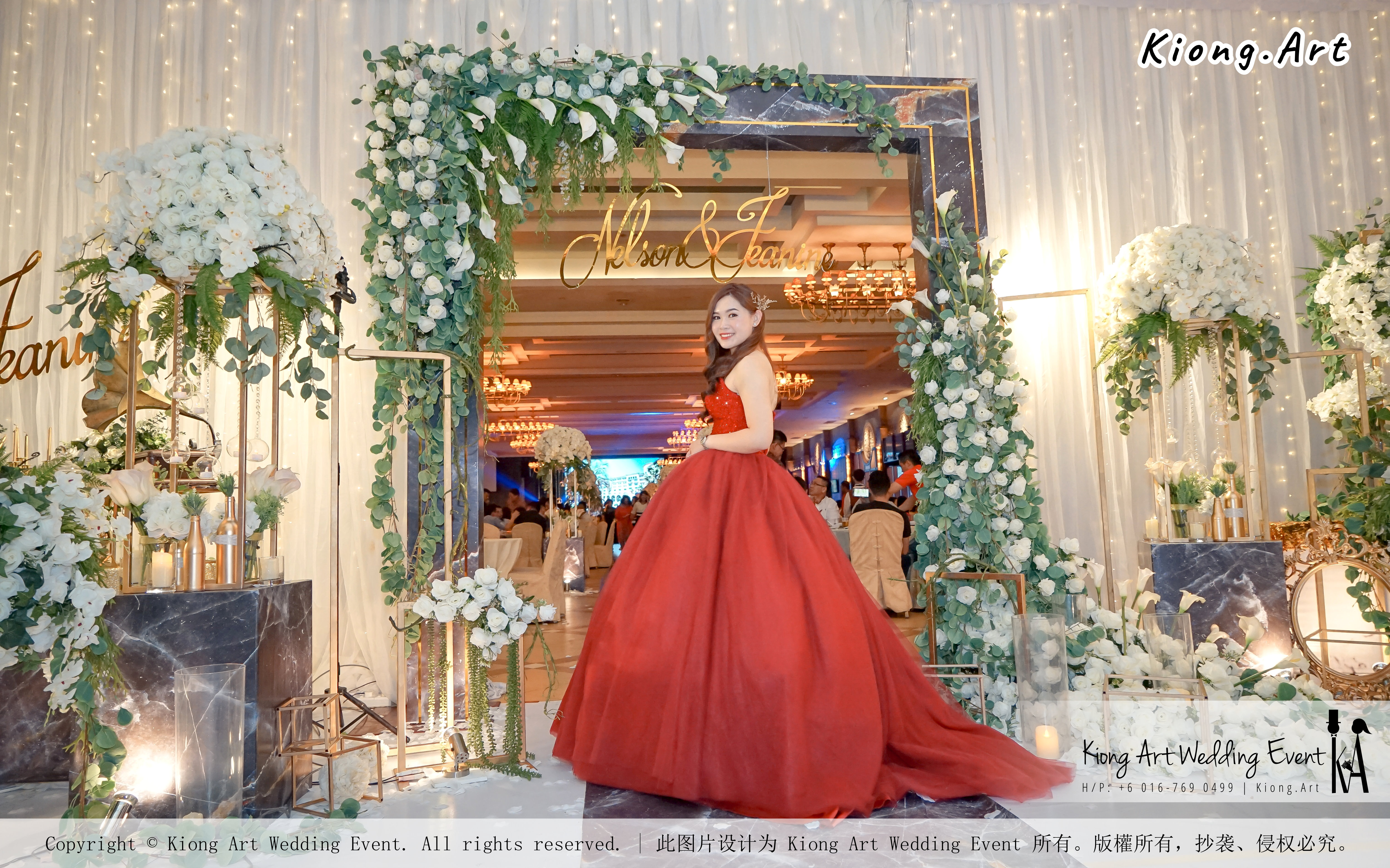 Malaysia Kuala Lumpur Wedding Event Kiong Art Wedding Deco Decoration One-stop Wedding Planning of Nelson and Jeanine Wedding 陈永馨 中国好声音 A11-A04-22