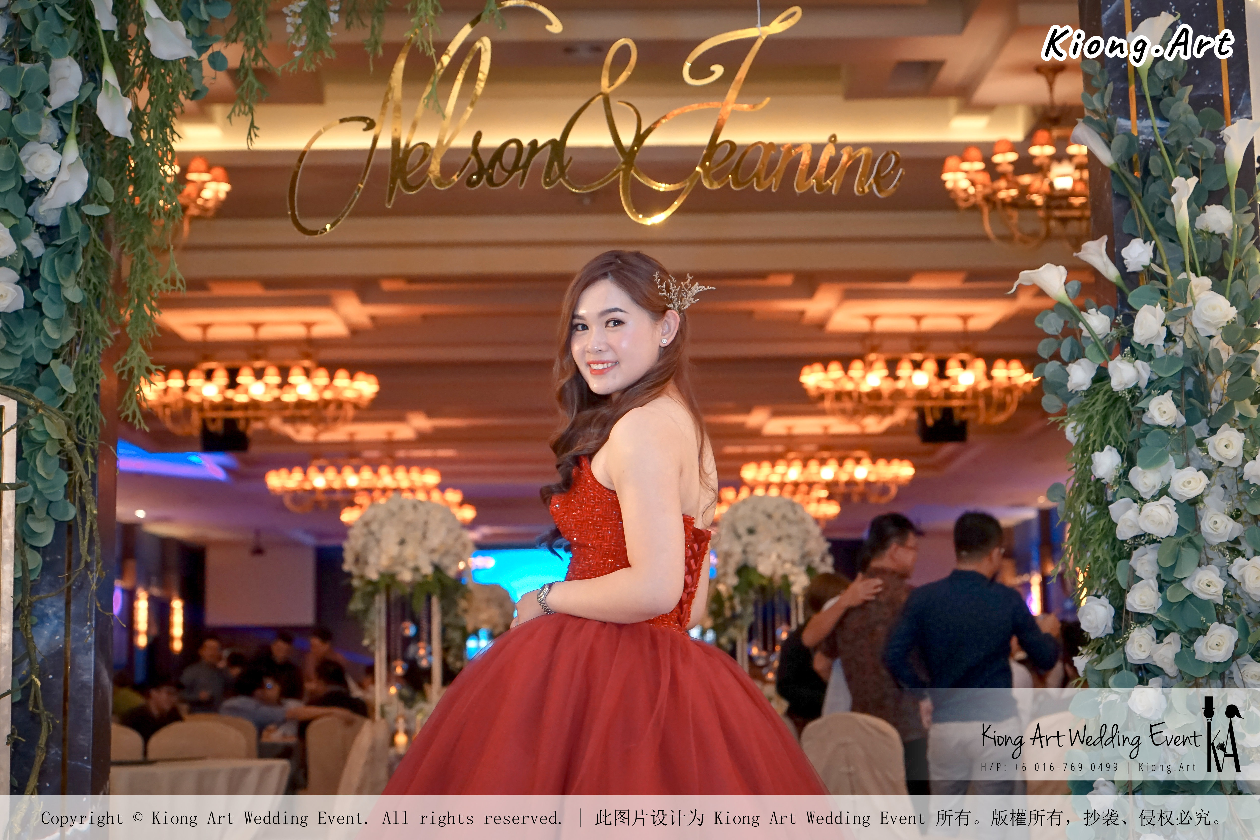 Malaysia Kuala Lumpur Wedding Event Kiong Art Wedding Deco Decoration One-stop Wedding Planning of Nelson and Jeanine Wedding 陈永馨 中国好声音 A11-A04-23