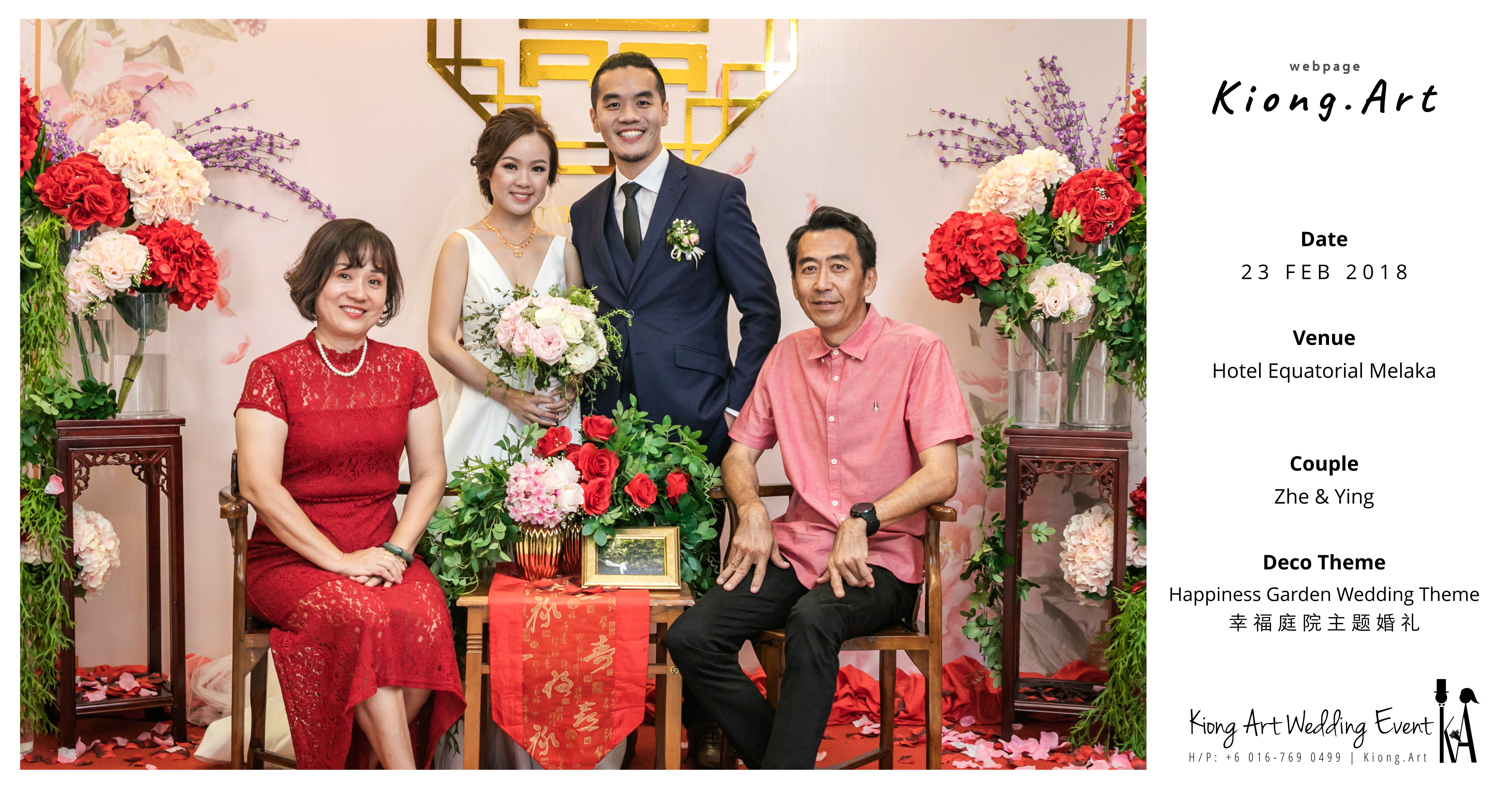 Malaysia Kuala Lumpur Wedding Decoration Kiong Art Wedding Deco One-stop Wedding Planning Selangor of Zhe and Ying Wedding at Hotel Equatorial Melaka A12-A00-04
