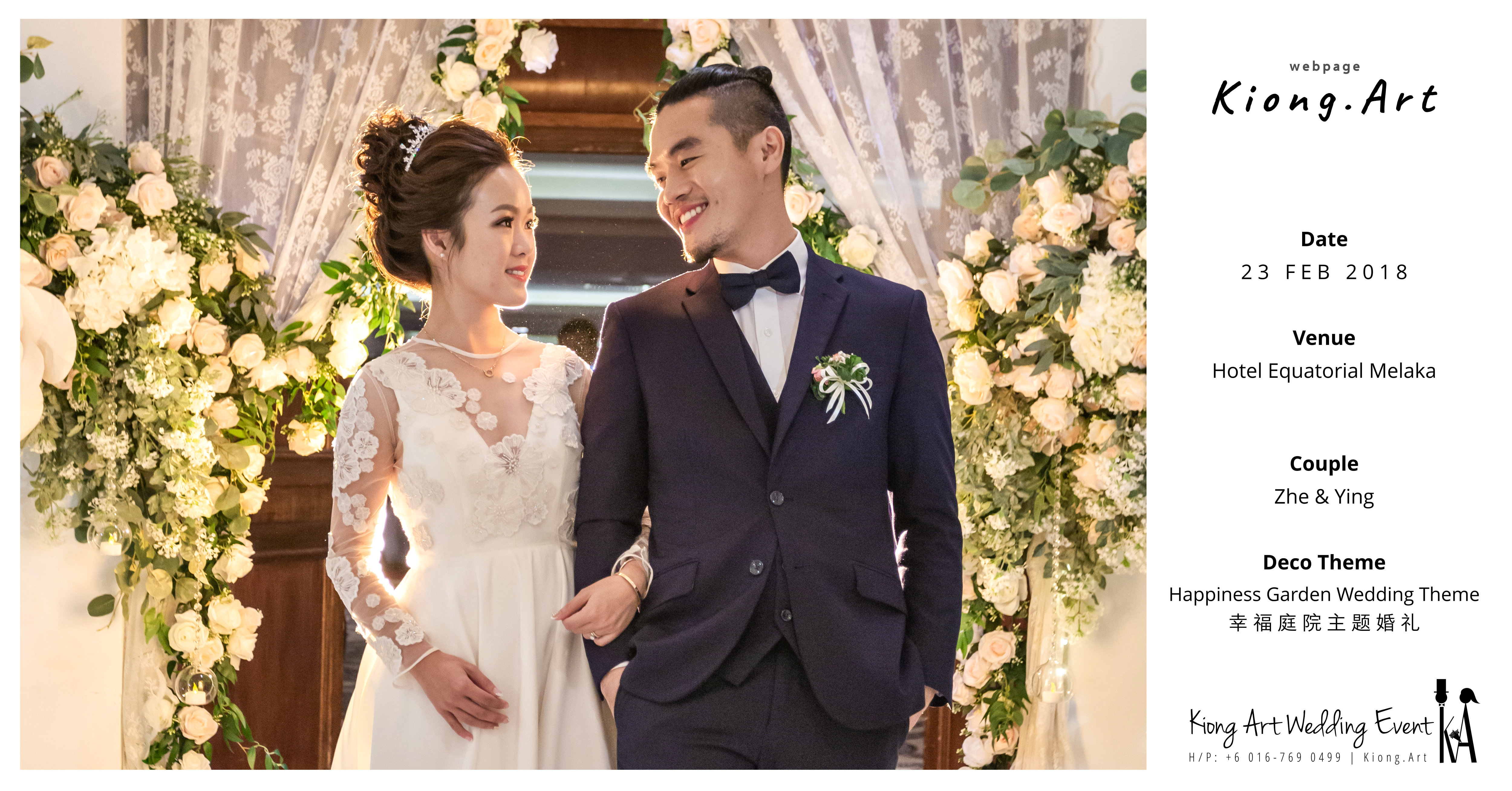 Malaysia Kuala Lumpur Wedding Decoration Kiong Art Wedding Deco One-stop Wedding Planning Selangor of Zhe and Ying Wedding at Hotel Equatorial Melaka A12-A00-06