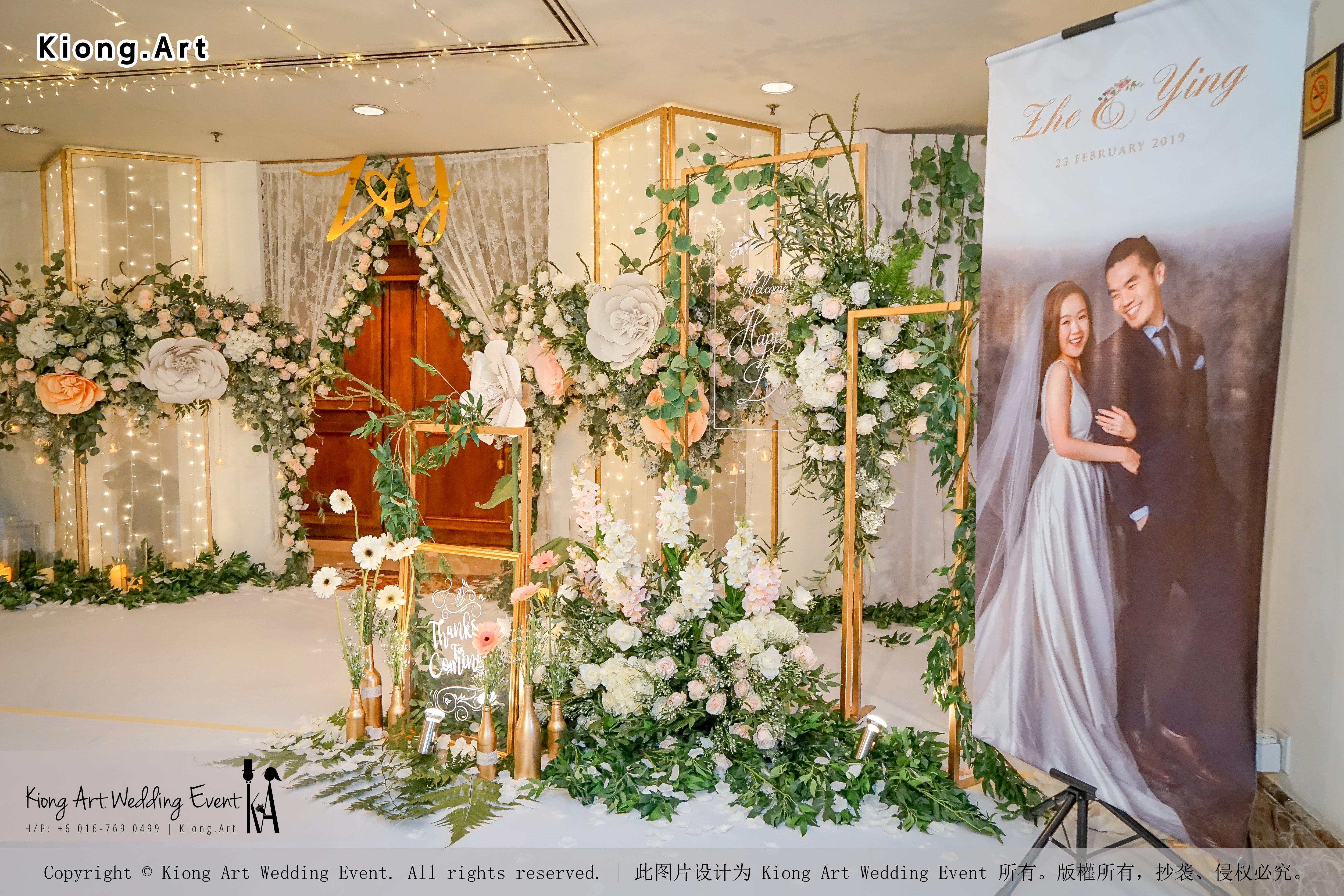 Malaysia Kuala Lumpur Wedding Decoration Kiong Art Wedding Deco One-stop Wedding Planning Selangor of Zhe and Ying Wedding at Hotel Equatorial Melaka A12-E01-11