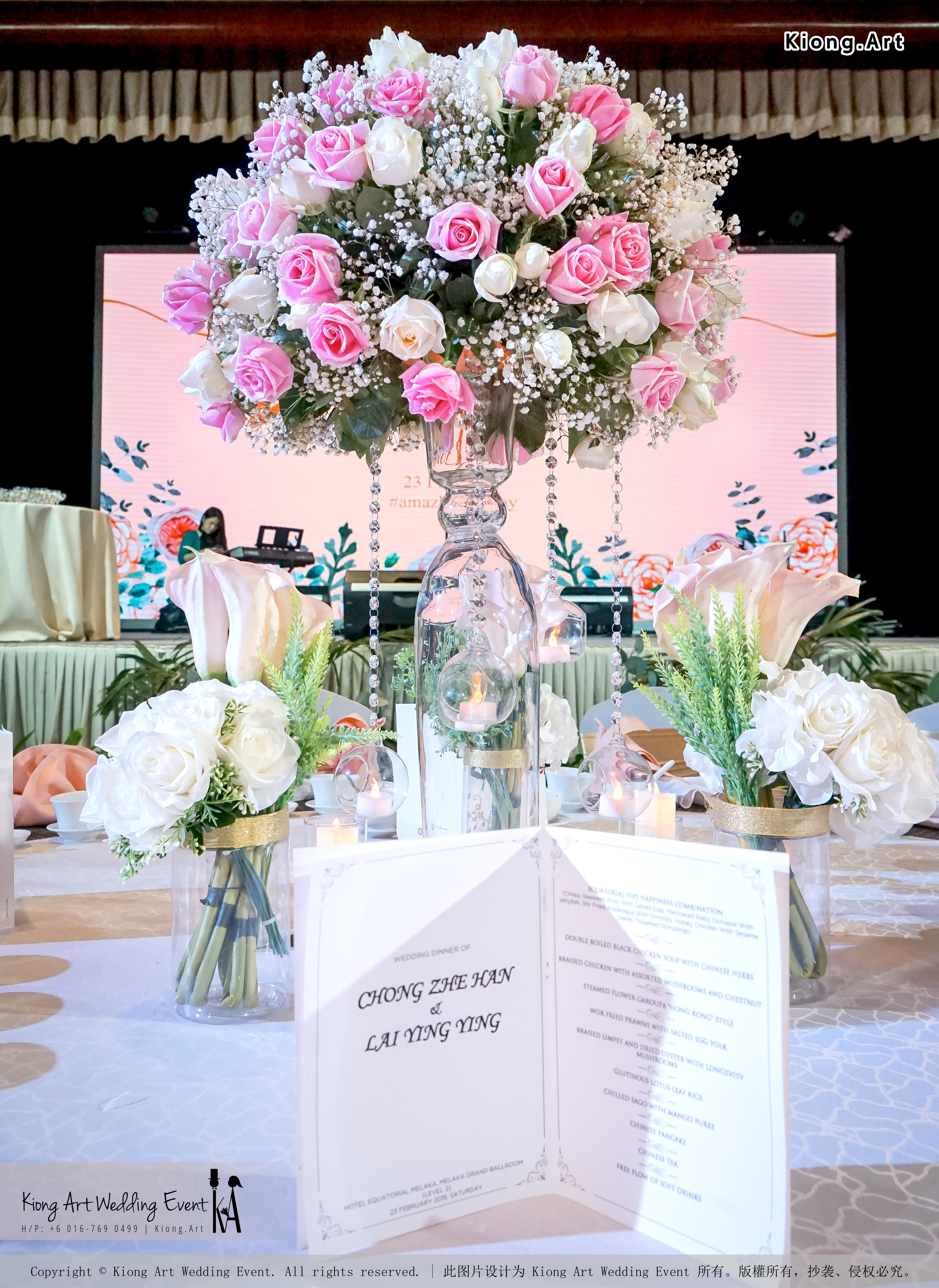 Malaysia Kuala Lumpur Wedding Decoration Kiong Art Wedding Deco One-stop Wedding Planning Selangor of Zhe and Ying Wedding at Hotel Equatorial Melaka A12-E01-28