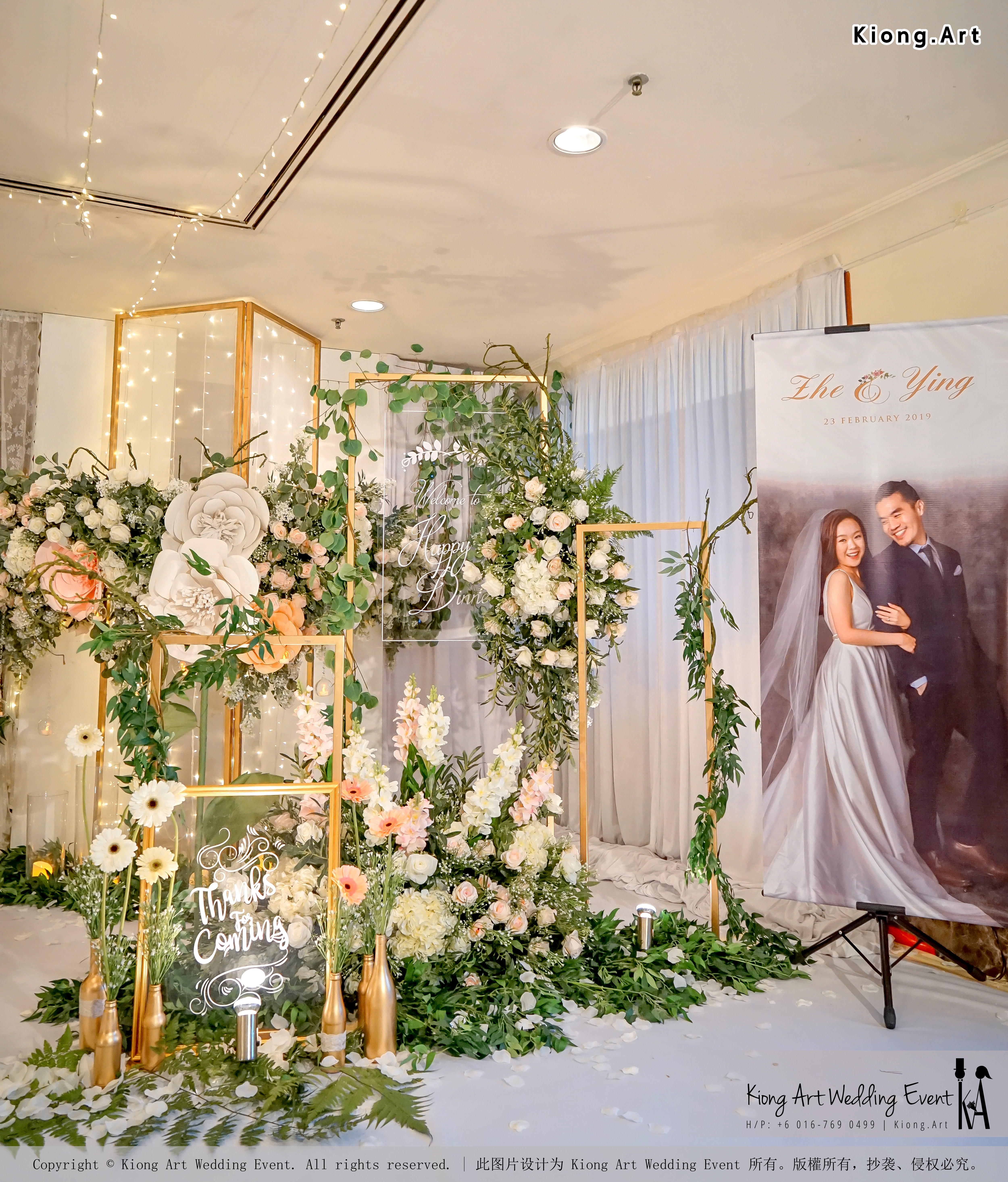 Malaysia Kuala Lumpur Wedding Decoration Kiong Art Wedding Deco One-stop Wedding Planning Selangor of Zhe and Ying Wedding at Hotel Equatorial Melaka A12-F01-12