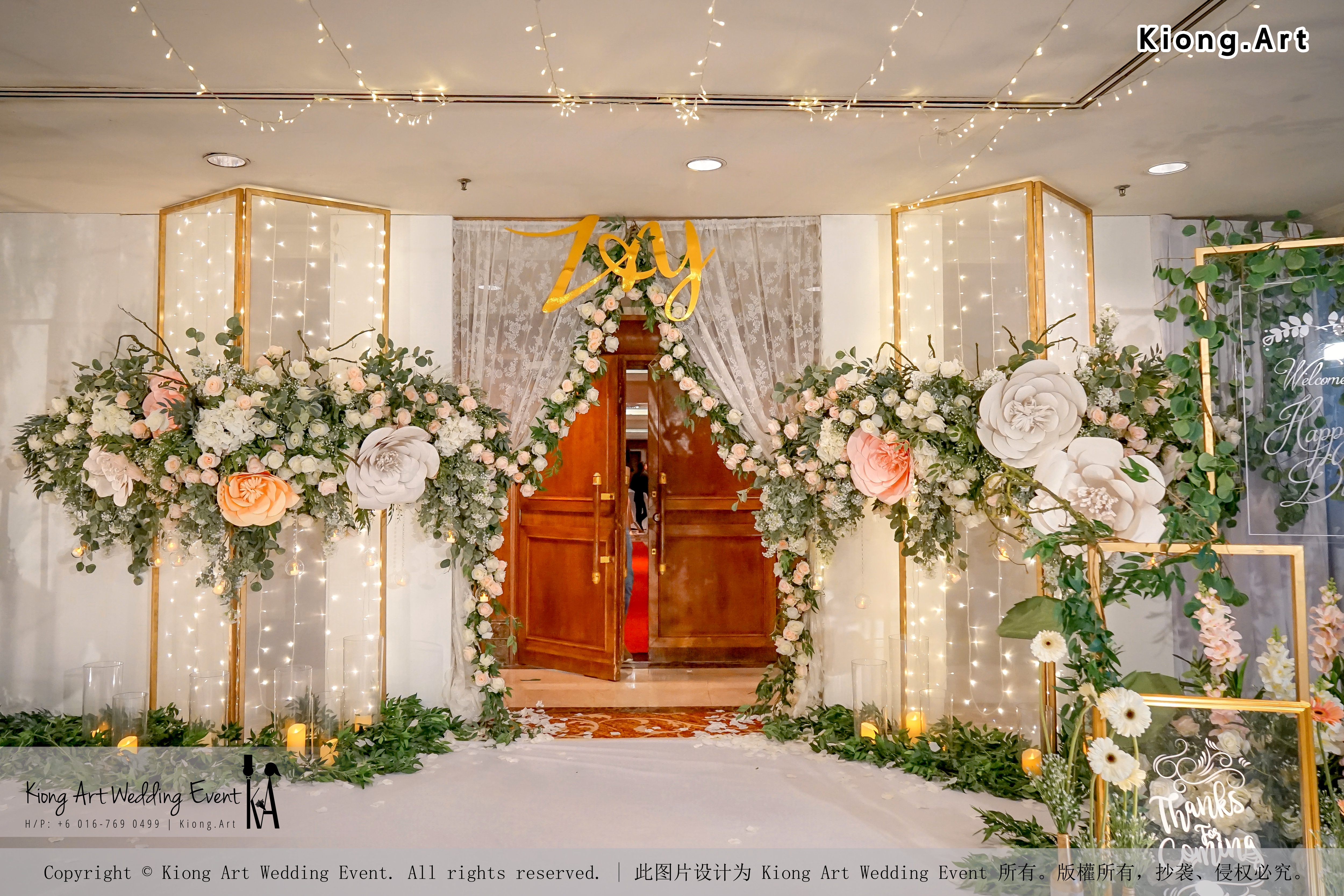 Malaysia Kuala Lumpur Wedding Decoration Kiong Art Wedding Deco One-stop Wedding Planning Selangor of Zhe and Ying Wedding at Hotel Equatorial Melaka A12-F01-14