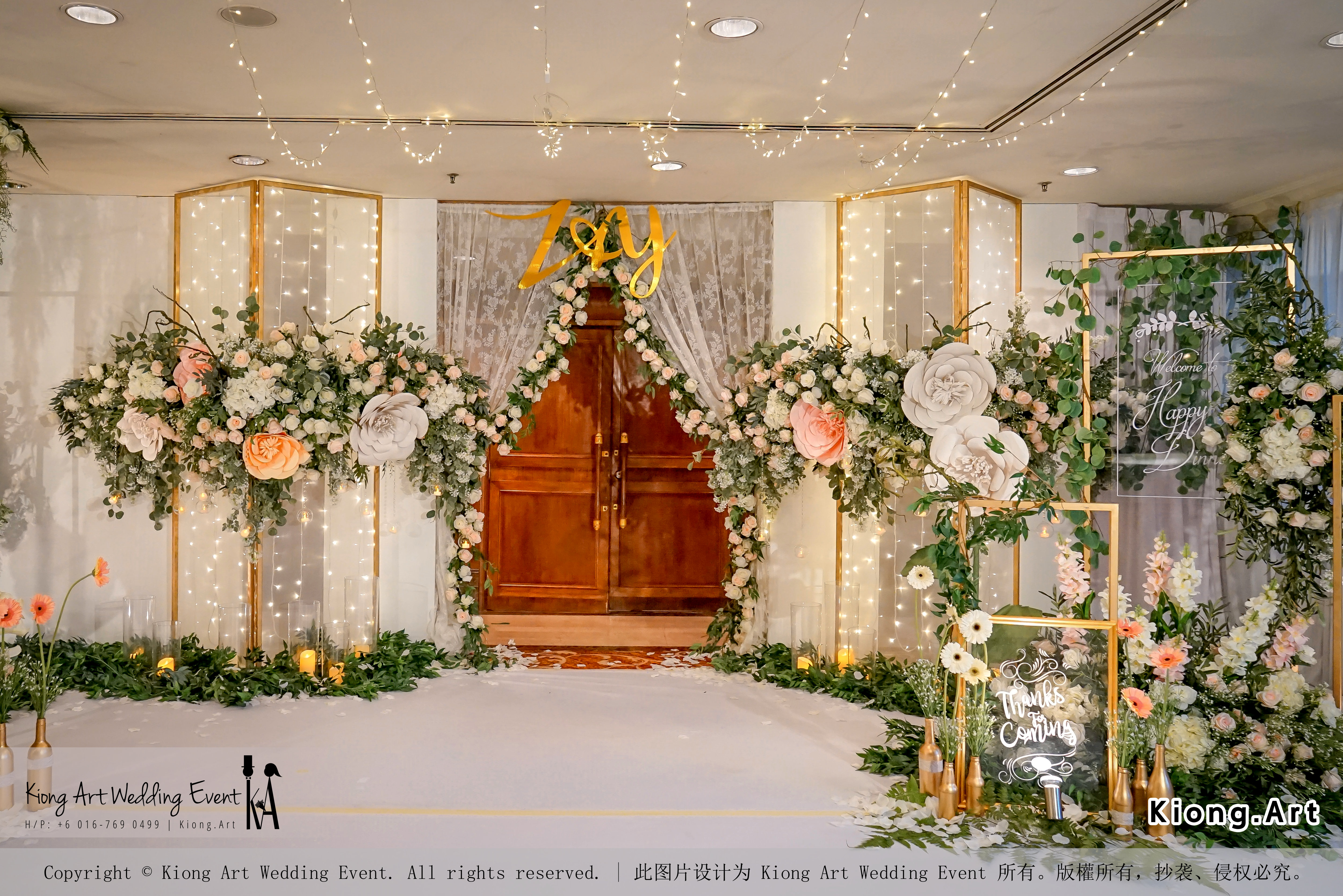 Malaysia Kuala Lumpur Wedding Decoration Kiong Art Wedding Deco One-stop Wedding Planning Selangor of Zhe and Ying Wedding at Hotel Equatorial Melaka A12-F01-16