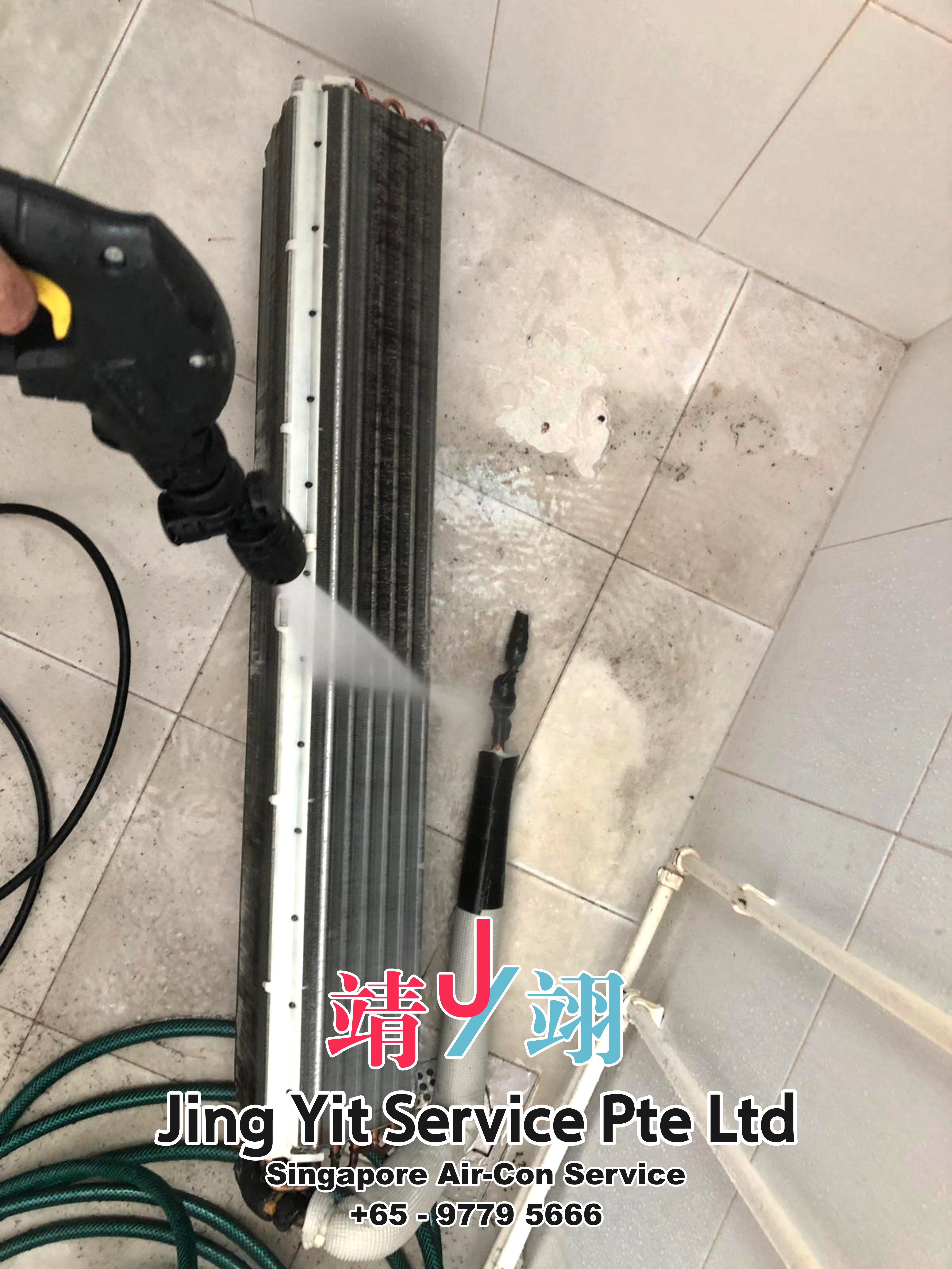 Singapore AirCon Service Air Conditioning Cleaning Repairing and Installation Air-con Gas Refill Aircon Chemical Wash Singapore Jing Yit Service Pte Ltd A02-23