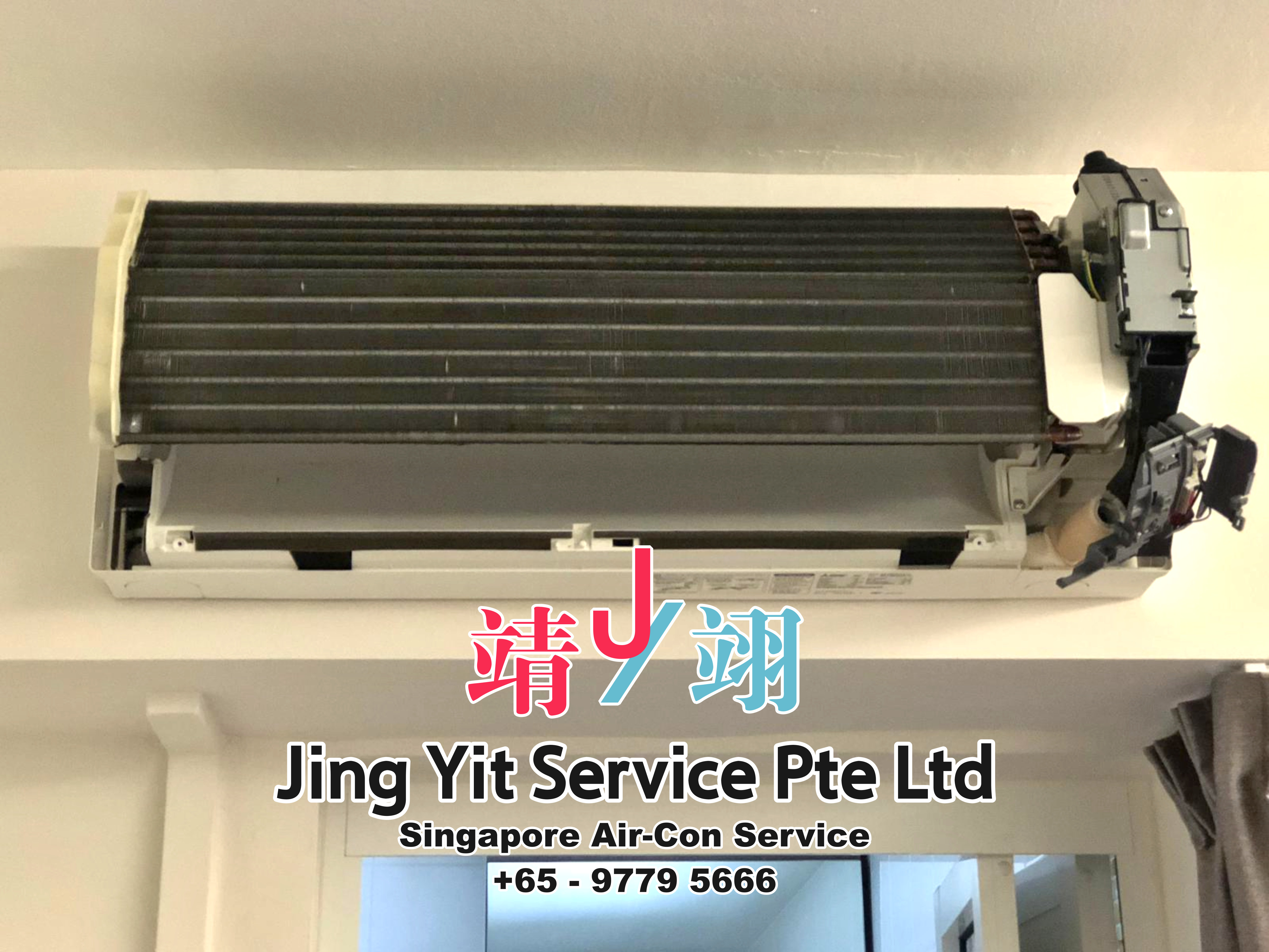 Singapore AirCon Service Air Conditioning Cleaning Repairing and Installation Air-con Gas Refill Aircon Chemical Wash Singapore Jing Yit Service Pte Ltd A02-31