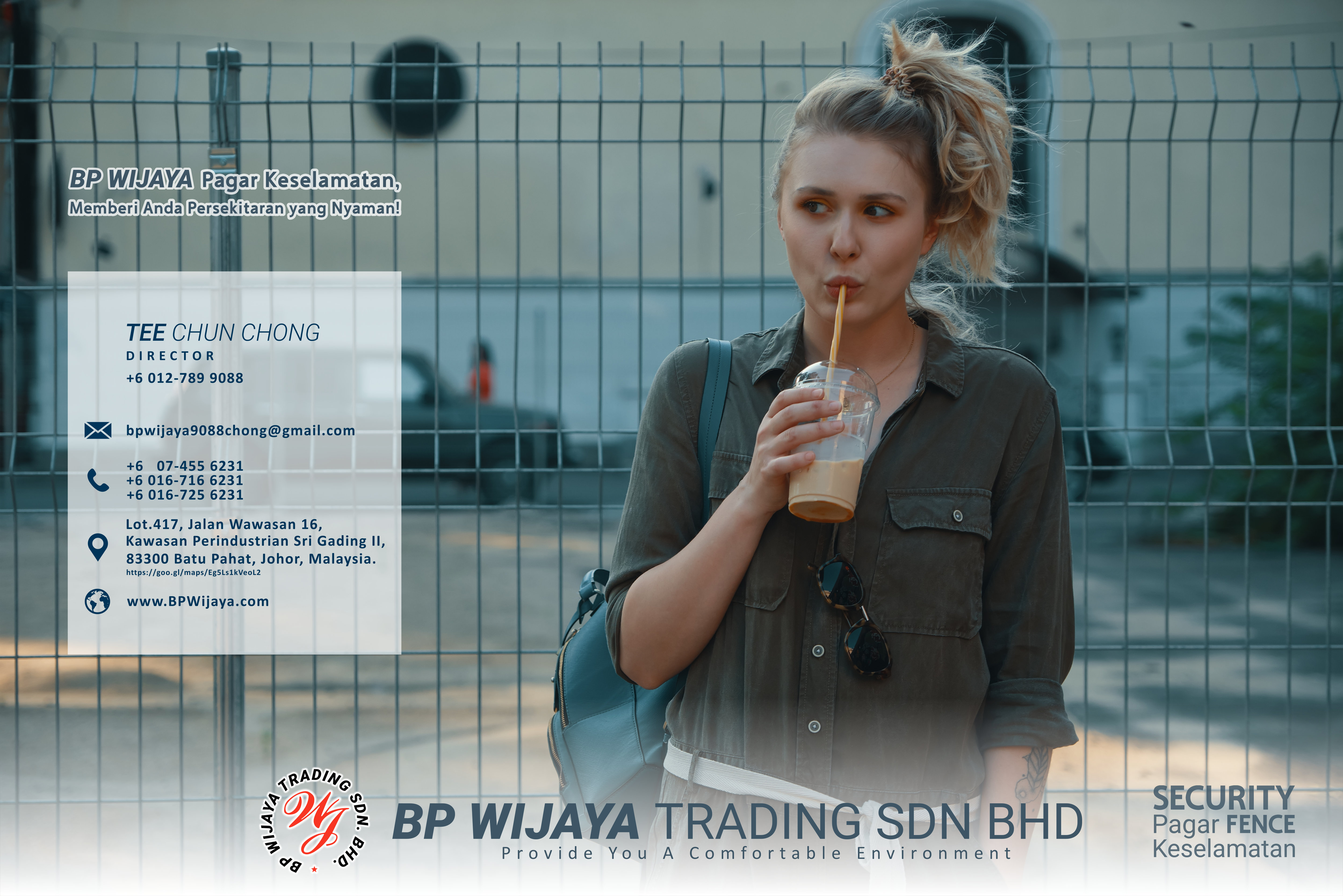 BP Wijaya Trading Sdn Bhd Fence Malaysia Selangor Kuala Lumpur manufacturer of safety fences building materials for housing construction site Security fencing factory fence house fence A01-010