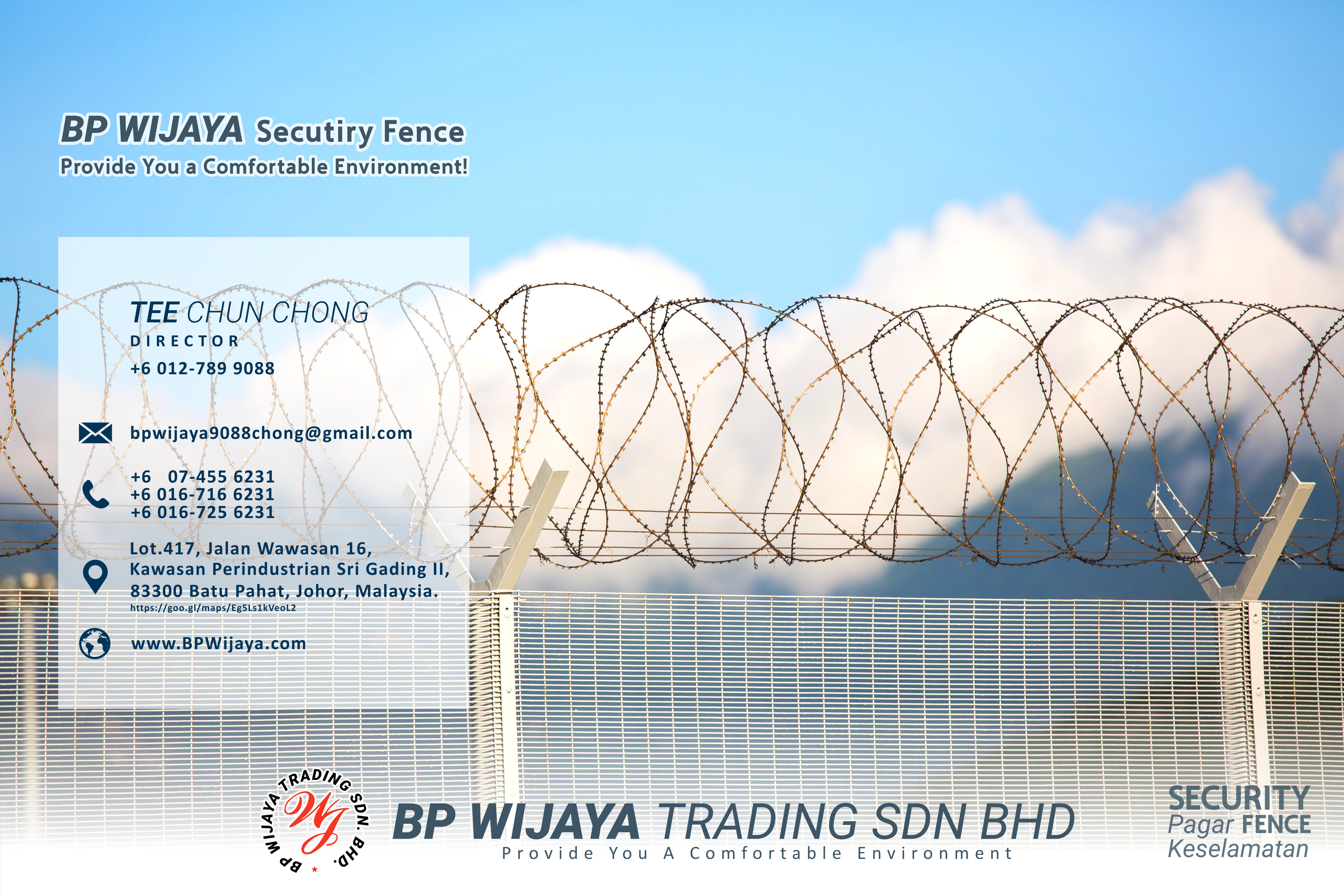 BP Wijaya Trading Sdn Bhd Fence Malaysia Selangor Kuala Lumpur manufacturer of safety fences building materials for housing construction site Security fencing factory fence house fence A01-016