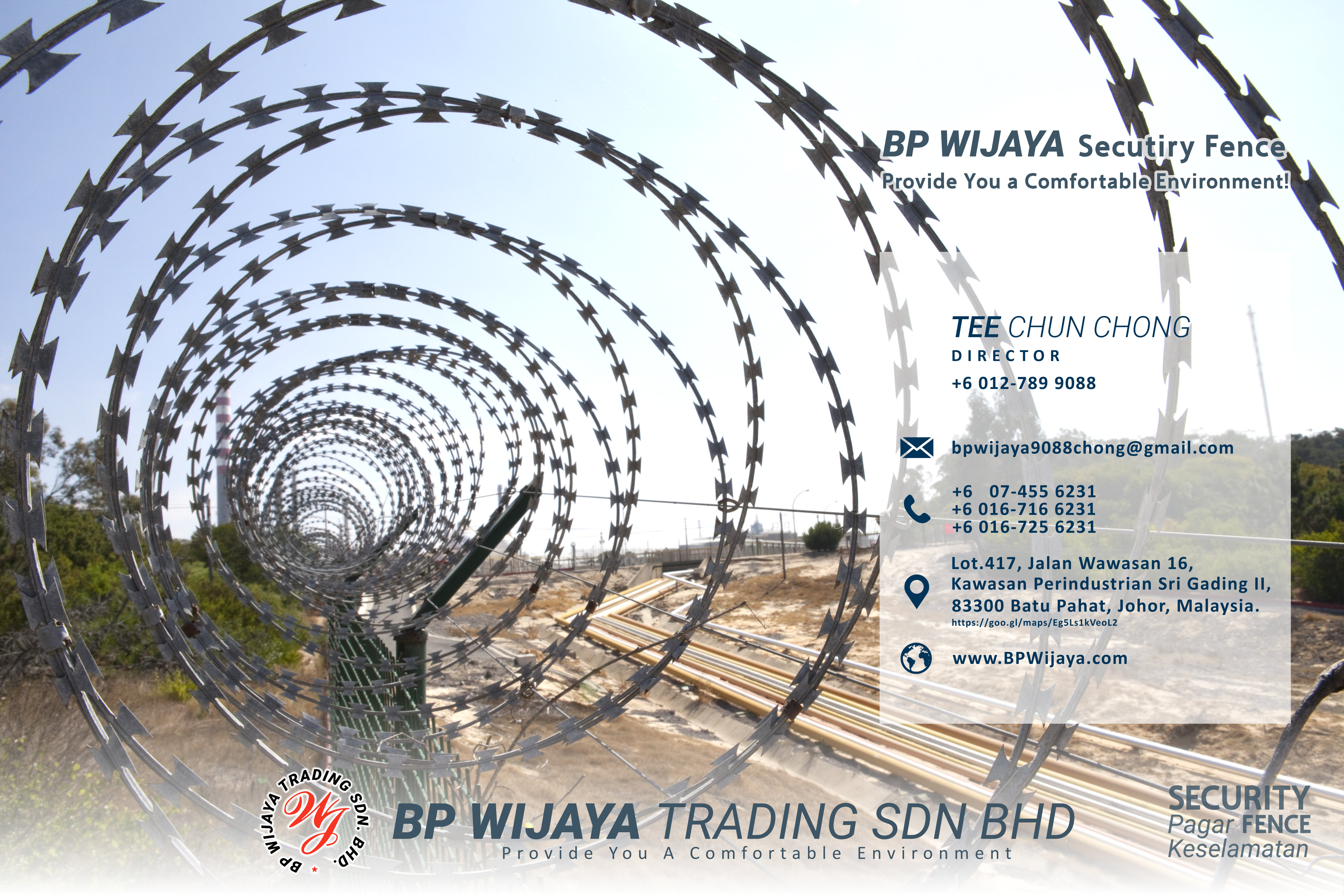 BP Wijaya Trading Sdn Bhd Fence Malaysia Selangor Kuala Lumpur manufacturer of safety fences building materials for housing construction site Security fencing factory fence house fence A01-018