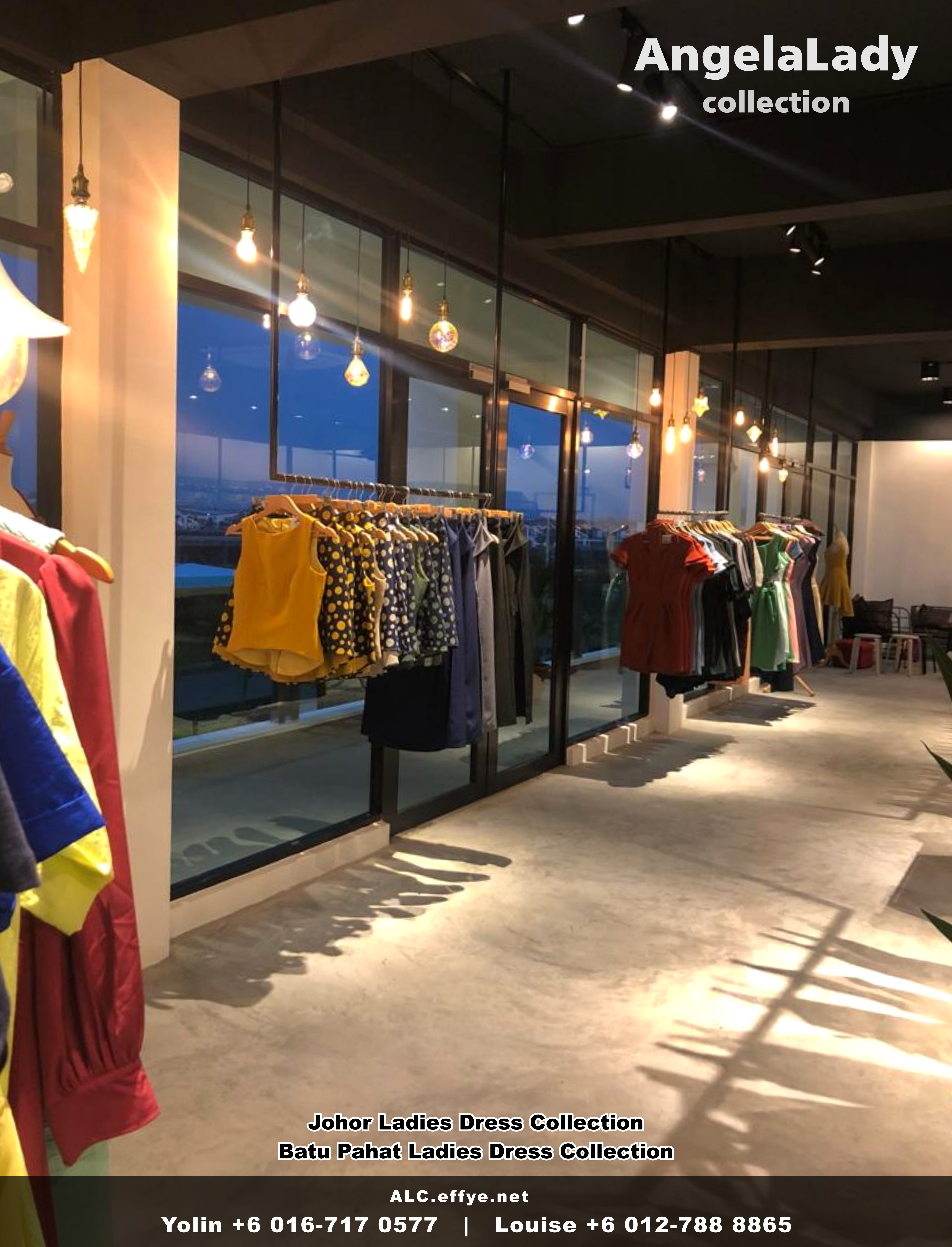 Johor Batu Pahat Ladies Dress Boutique Angela Lady Collection Dinner Dress Evening Gown Maxi Dress Evening Dress Gown Boutique Fashion Lady Apparel Clothes Jeans Skirt Pants Malaysia A01-007