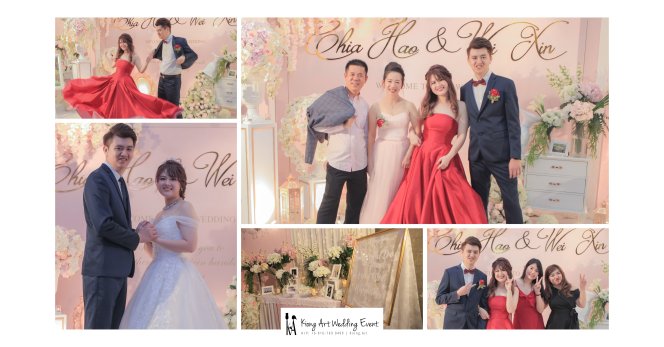 Malaysia Wed Kuala Lumpur Wedding Deco Decoration Kiong Art Wedding Deco Warm and Happy Wedding Theme Chia Hao and Wei Xin Sin Yang Restaurant Batu Pahat A15-A00-001