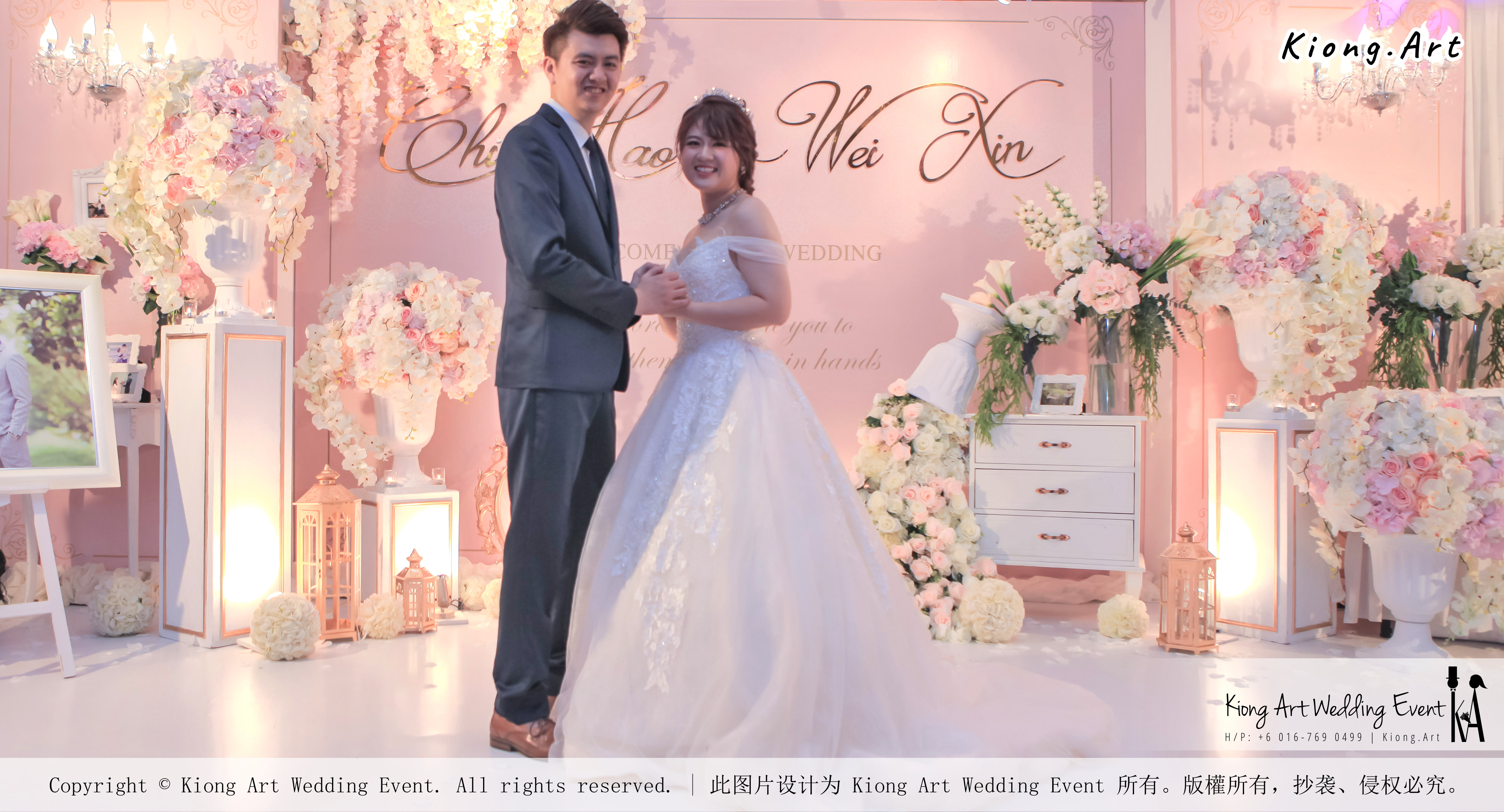 Malaysia Wed Kuala Lumpur Wedding Deco Decoration Kiong Art Wedding Deco Warm and Happy Wedding Theme Chia Hao and Wei Xin Sin Yang Restaurant Batu Pahat A15-A01-025