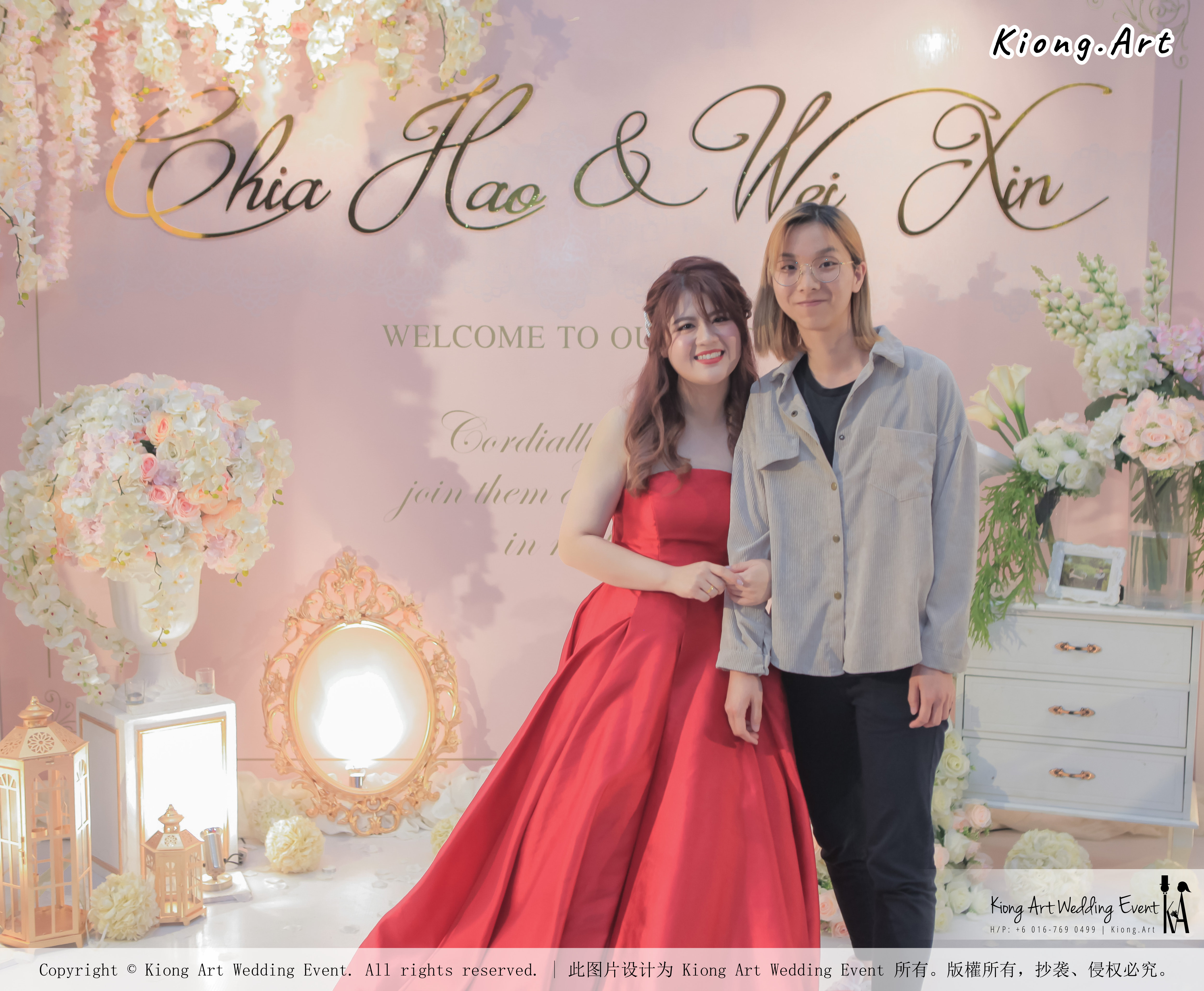 Malaysia Wed Kuala Lumpur Wedding Deco Decoration Kiong Art Wedding Deco Warm and Happy Wedding Theme Chia Hao and Wei Xin Sin Yang Restaurant Batu Pahat A15-A01-052