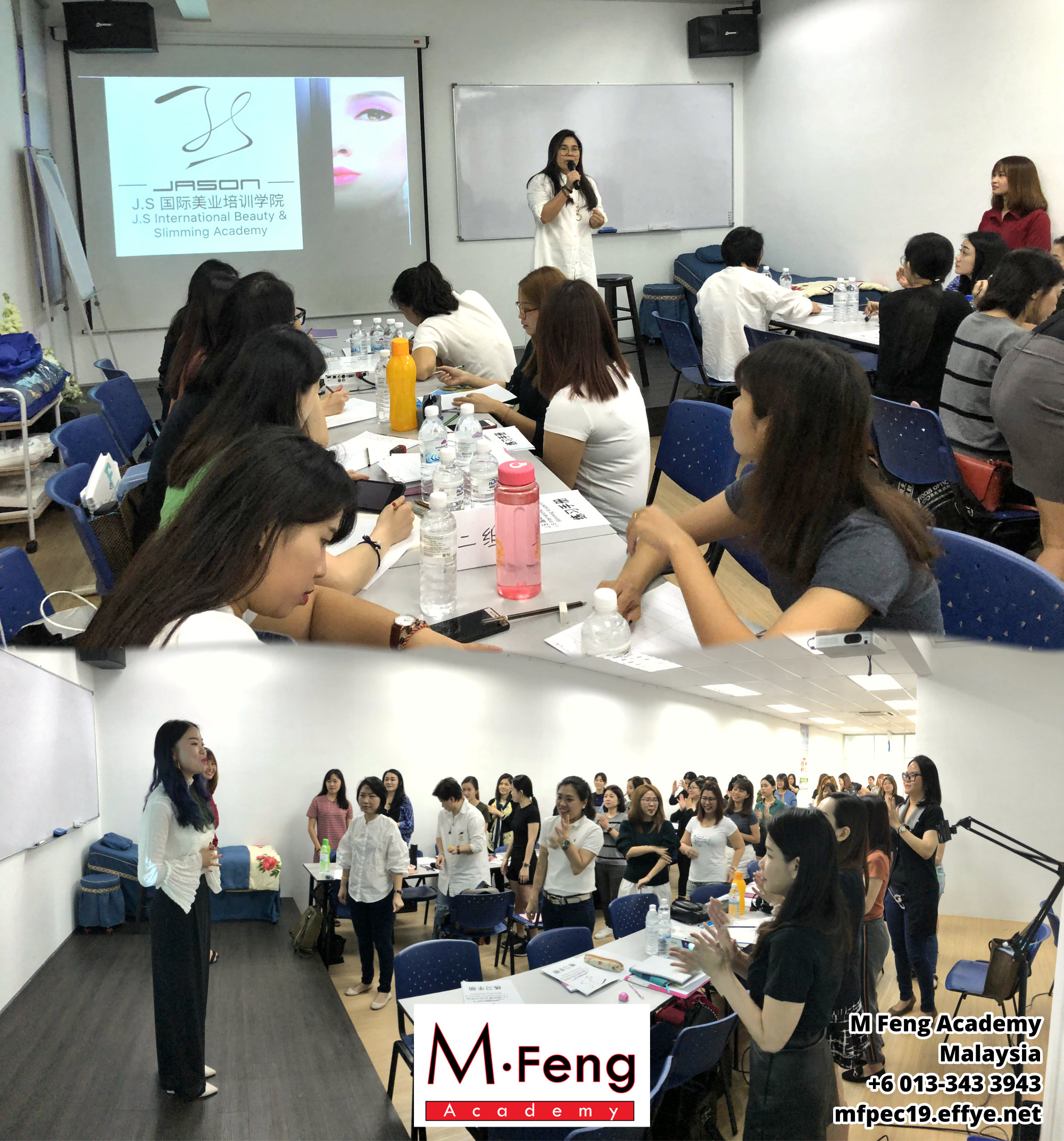 M Feng Academy 洺范国际美学学校 四天半 永久纹绣课程 JS国际美业培训学院课程 全脸定妆打造素颜女神 一款可以碰水的眉毛让客人无烦恼 马来西亚 柔佛 峇株巴辖 怡保 槟城 北海 沙巴 A06