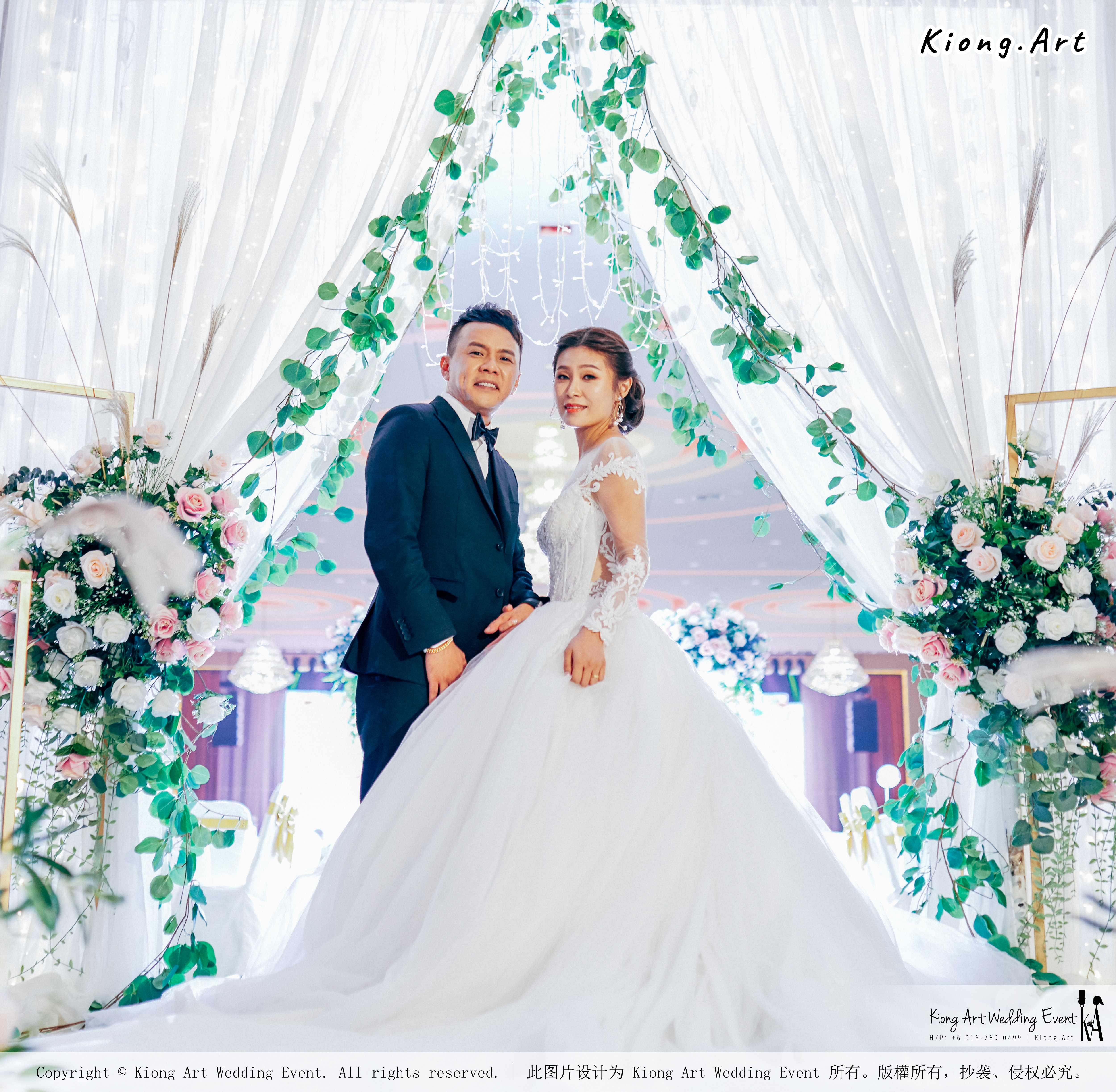 Kuala Lumpur Wedding Event Deco Wedding Planner Kiong Art Wedding Event 吉隆坡一站式婚礼策划布置 Klang Commercial Convention Centre KCCC 巴生皇城商务会展中心 E01-019