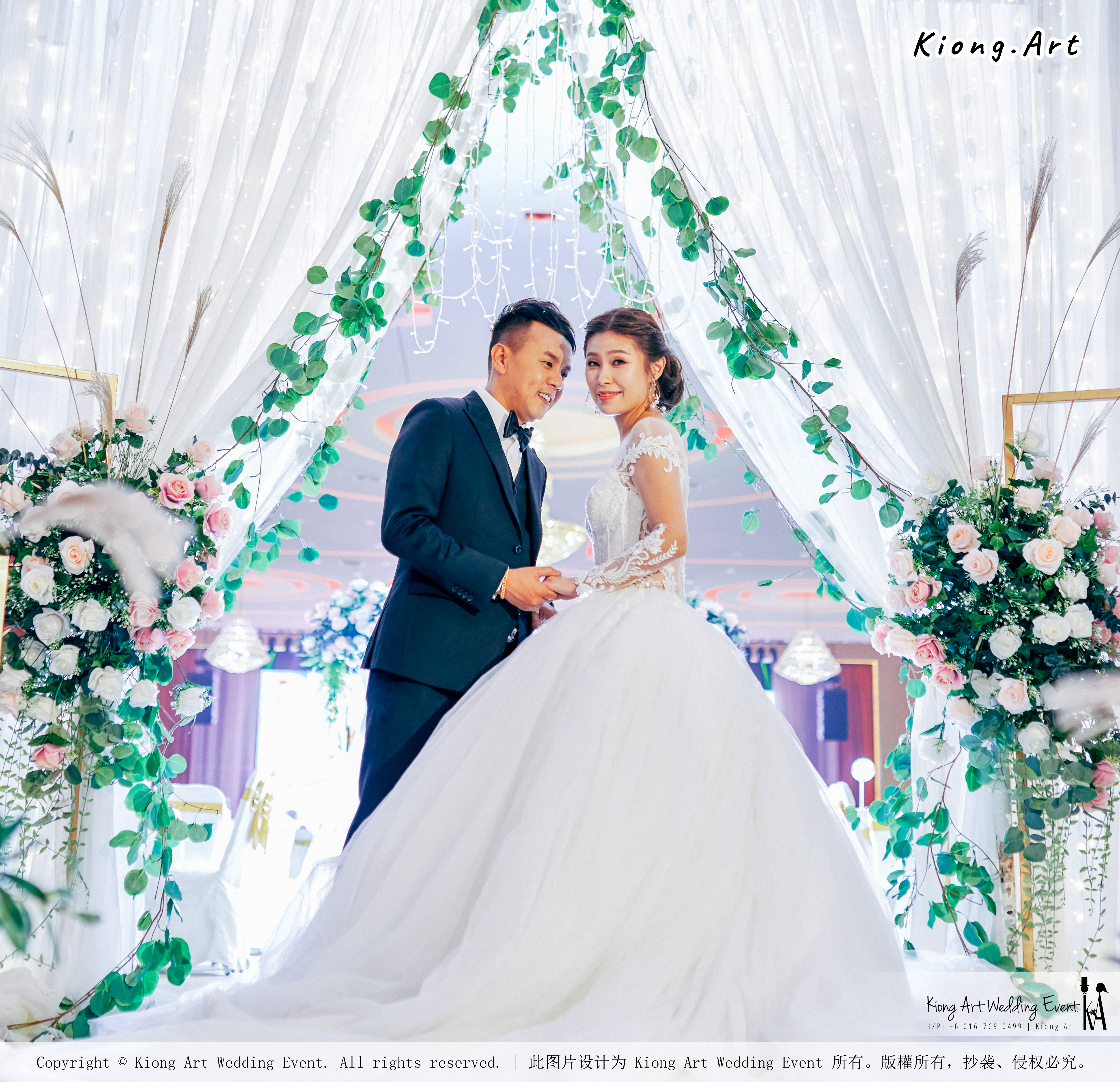 Kuala Lumpur Wedding Event Deco Wedding Planner Kiong Art Wedding Event 吉隆坡一站式婚礼策划布置 Klang Commercial Convention Centre KCCC 巴生皇城商务会展中心 E01-020