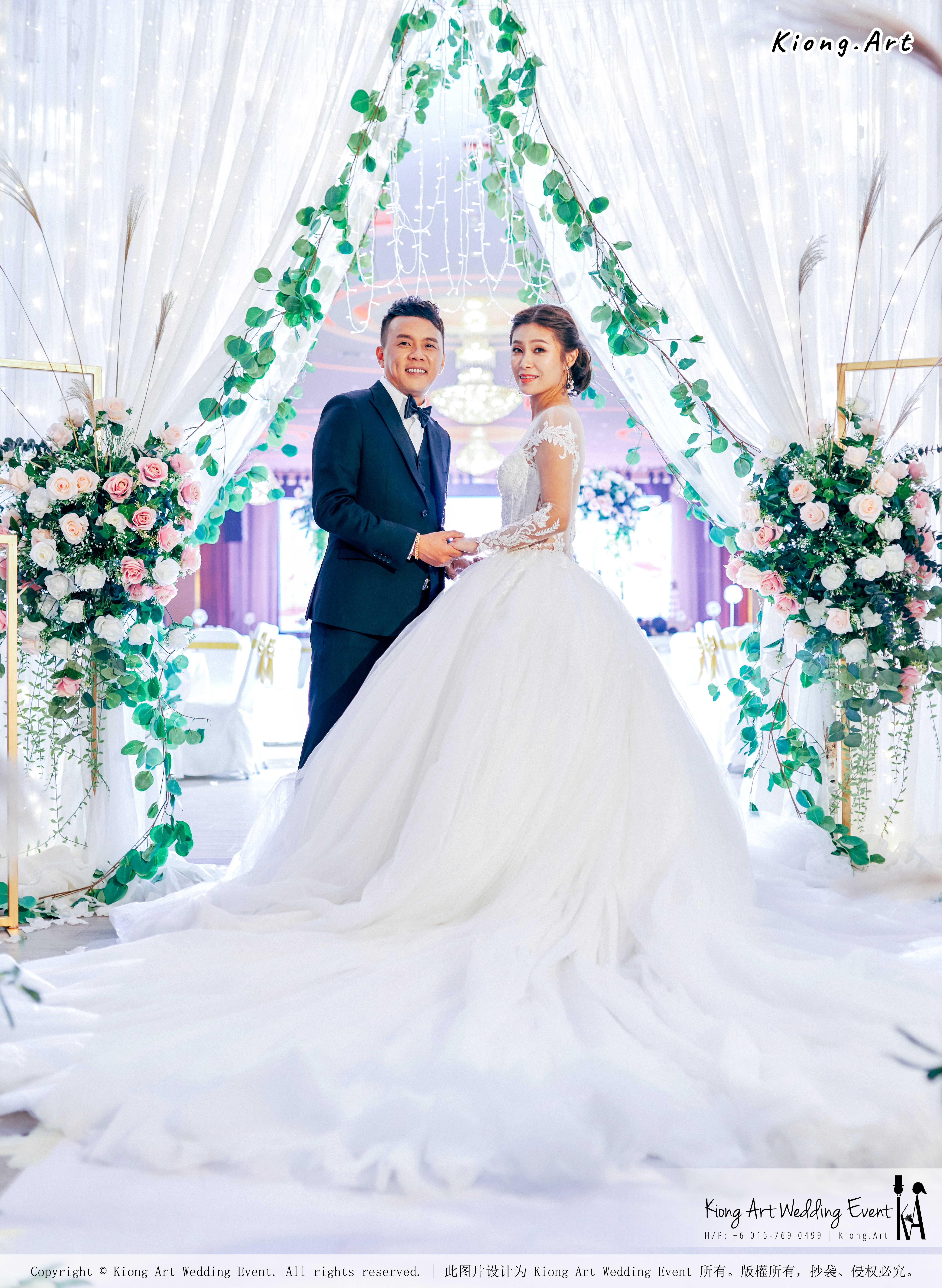 Kuala Lumpur Wedding Event Deco Wedding Planner Kiong Art Wedding Event 吉隆坡一站式婚礼策划布置 Klang Commercial Convention Centre KCCC 巴生皇城商务会展中心 F01-004