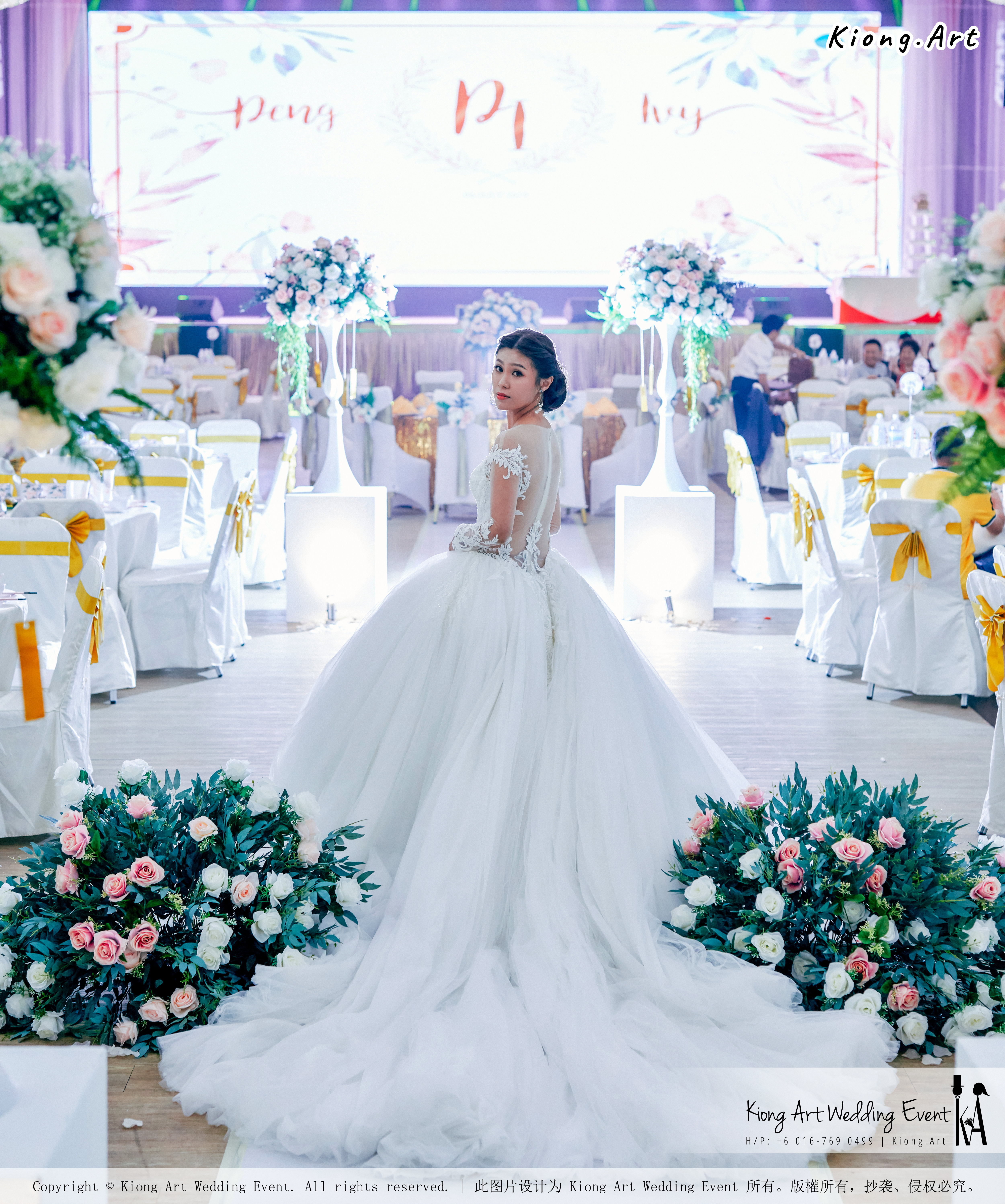 Kuala Lumpur Wedding Event Deco Wedding Planner Kiong Art Wedding Event 吉隆坡一站式婚礼策划布置 Klang Commercial Convention Centre KCCC 巴生皇城商务会展中心 F01-006