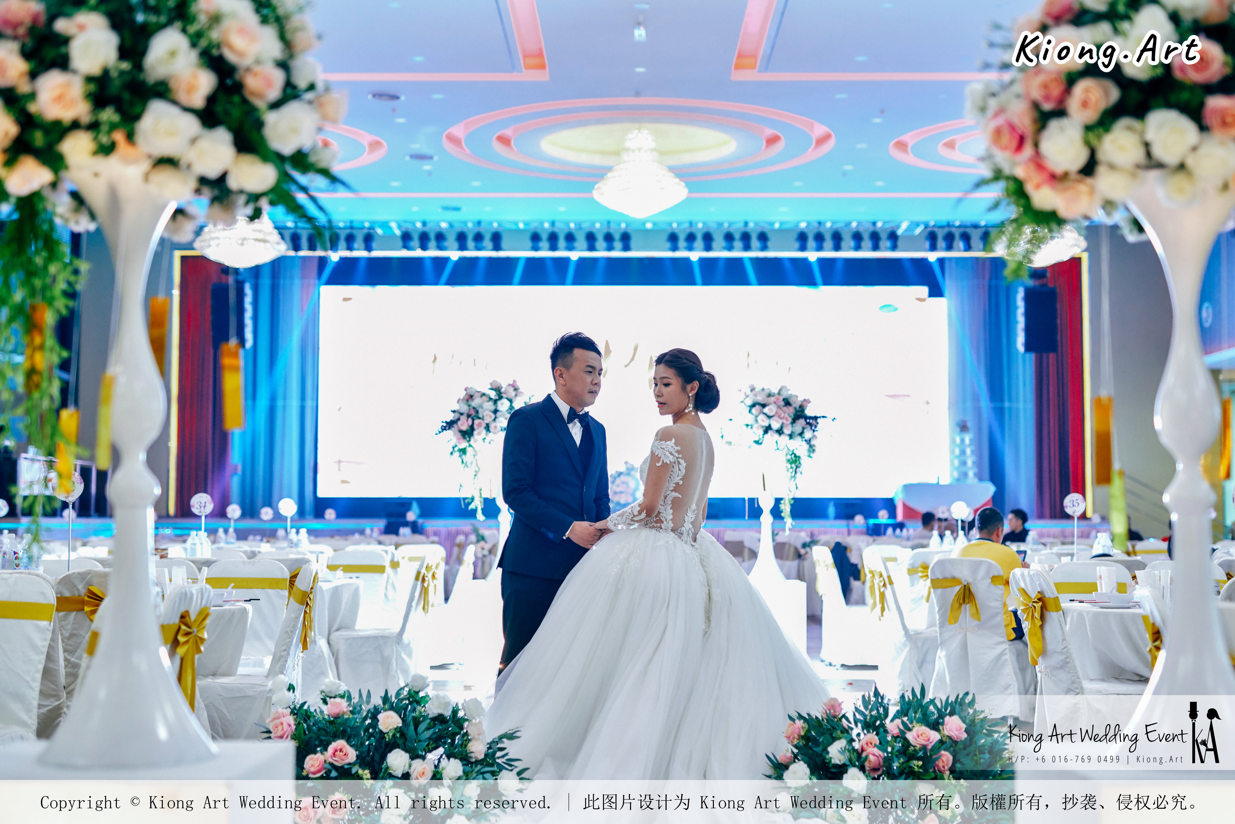 Kuala Lumpur Wedding Event Deco Wedding Planner Kiong Art Wedding Event 吉隆坡一站式婚礼策划布置 Klang Commercial Convention Centre KCCC 巴生皇城商务会展中心 F01-007